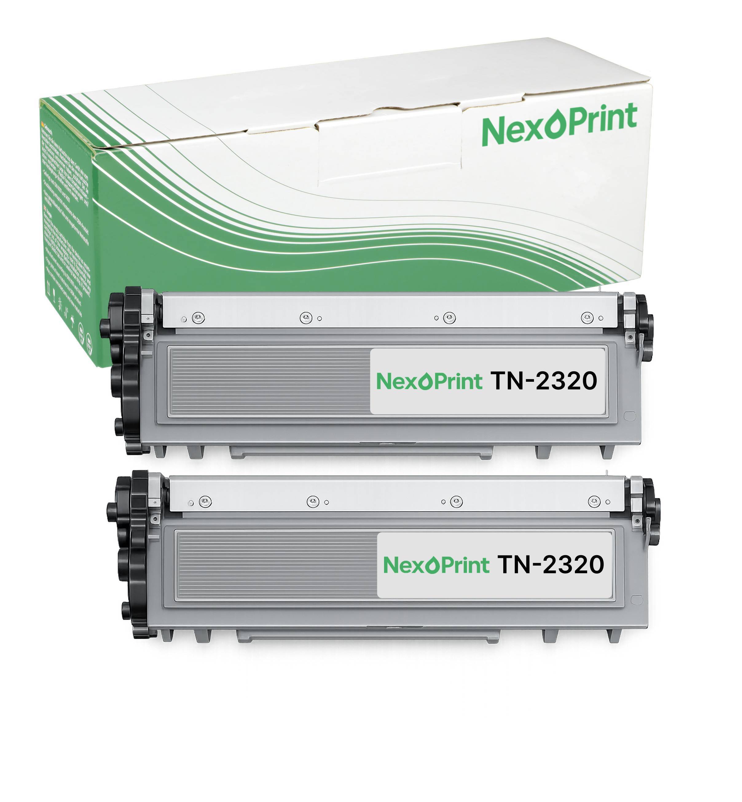 NexoPrint TN-2320 Doppelpack schwarz Toner kompatibel mit Brother HL-L 2300D HL-L 2320D HL-L 2321D 5800 Seiten