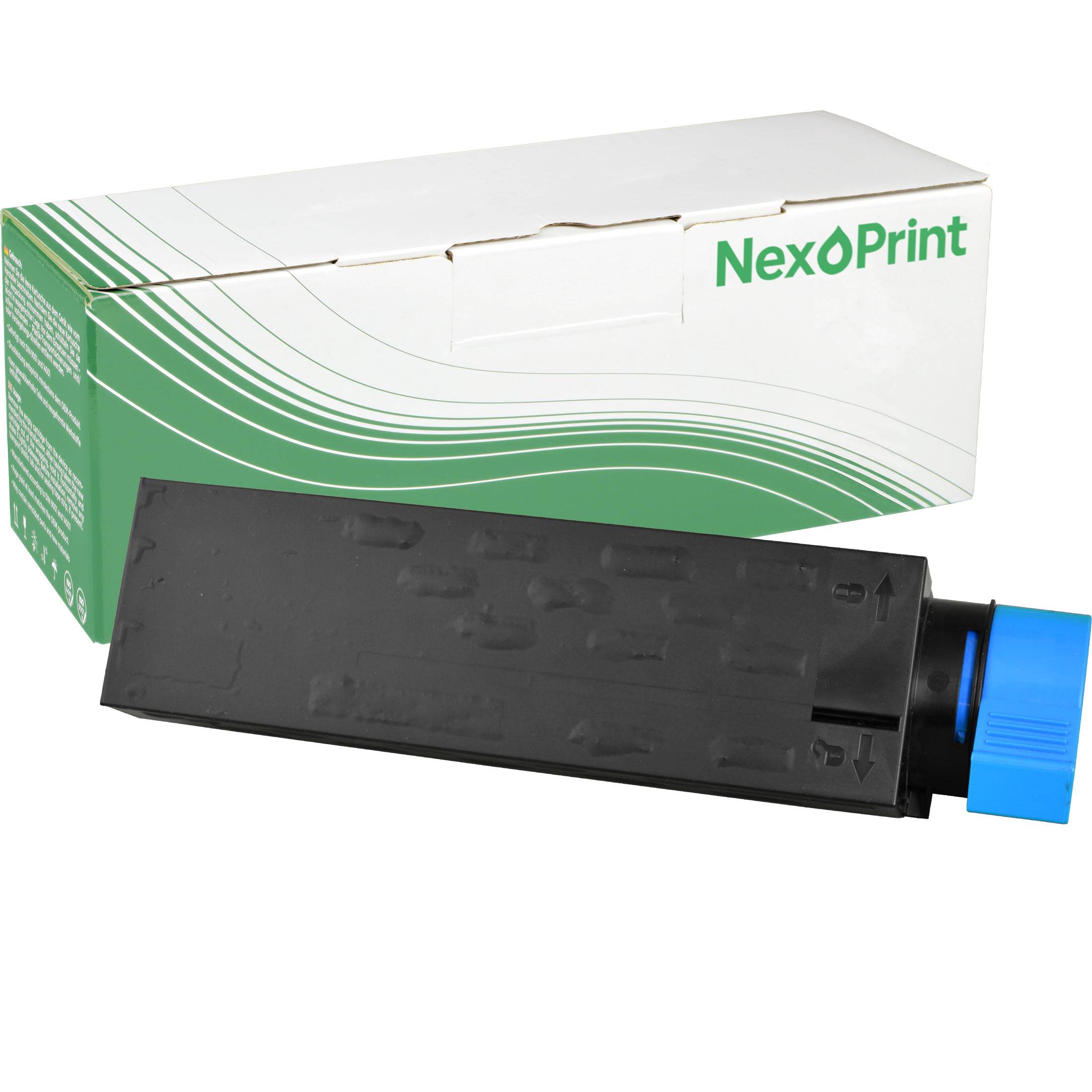 NexoPrint 45807102 schwarz Toner kompatibel mit OKI MB 472 dnw OKI MB 492 dn OKI MB 562 dnw schwarz 3300 Seiten
