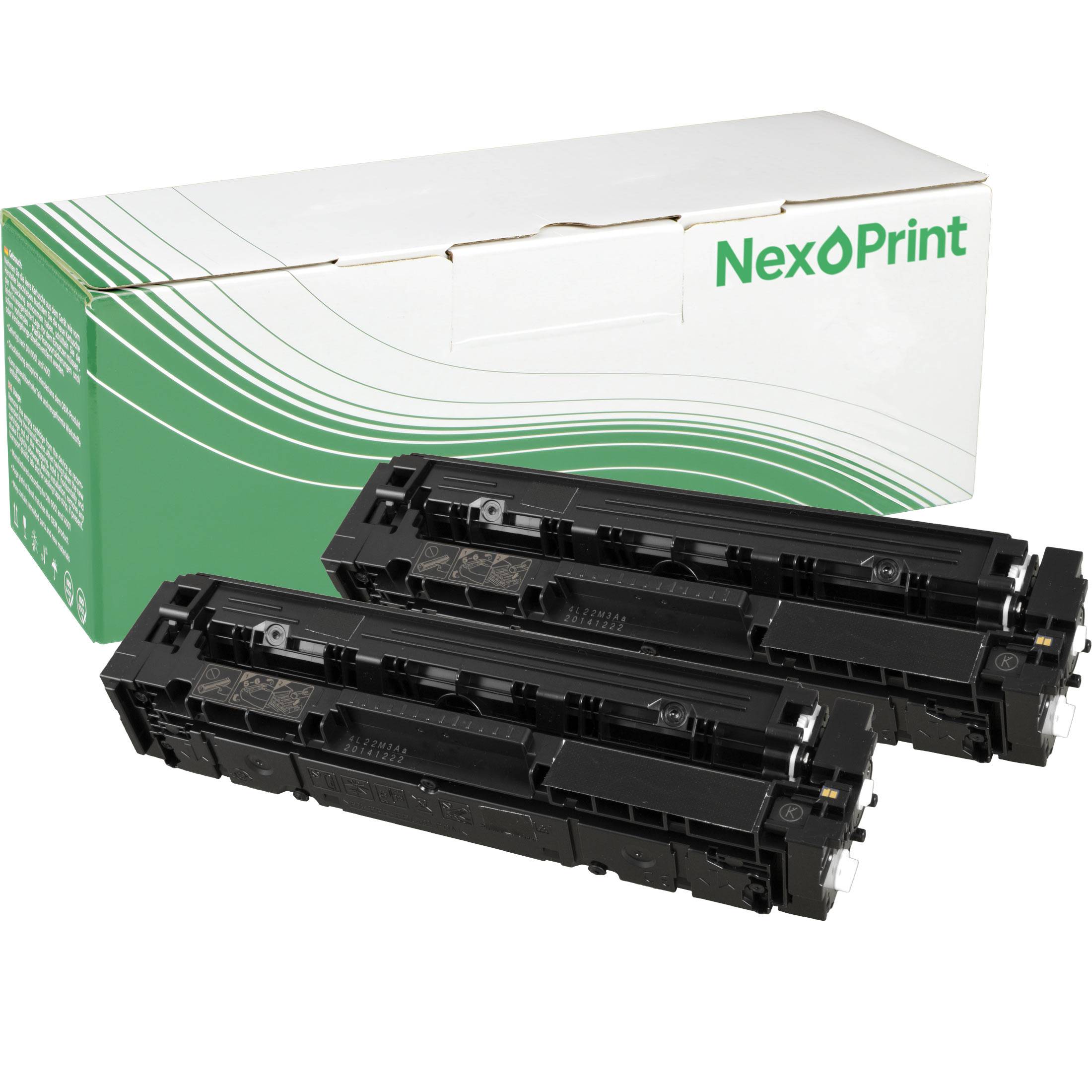 NexoPrint CF400XD 201X Doppelpack schwarz Toner kompatibel mit HP Color LaserJet Pro M274N Pro MFP M277dw Pro MFP M277N 6200 Seiten
