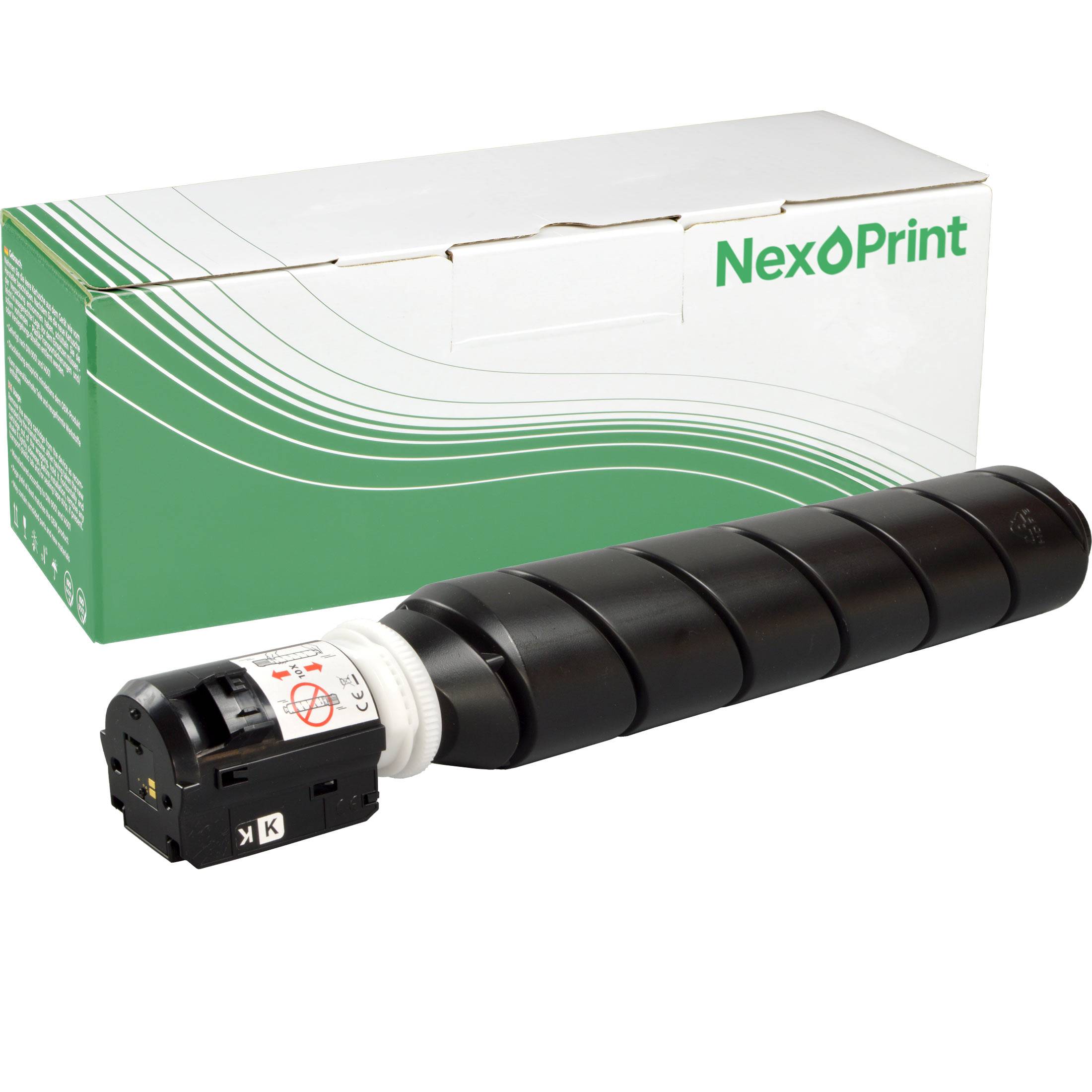 NexoPrint 8524B002 C-EXV49 schwarz Toner kompatibel mit Canon IR-C 3320 IR-C 3320 i IR-C 3325 i schwarz 39000 Seiten
