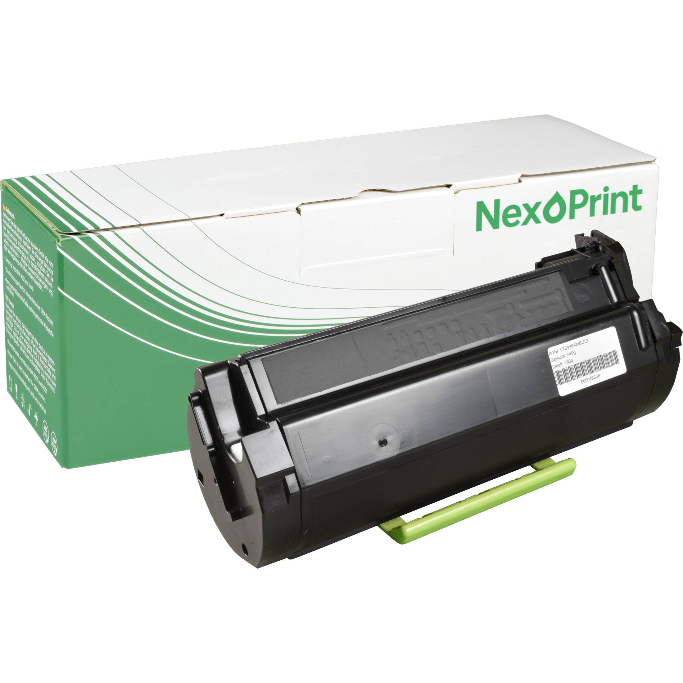 NexoPrint 51F2H00 512H schwarz Toner kompatibel mit Lexmark MS 312dn MS 415dn 5500 Seiten