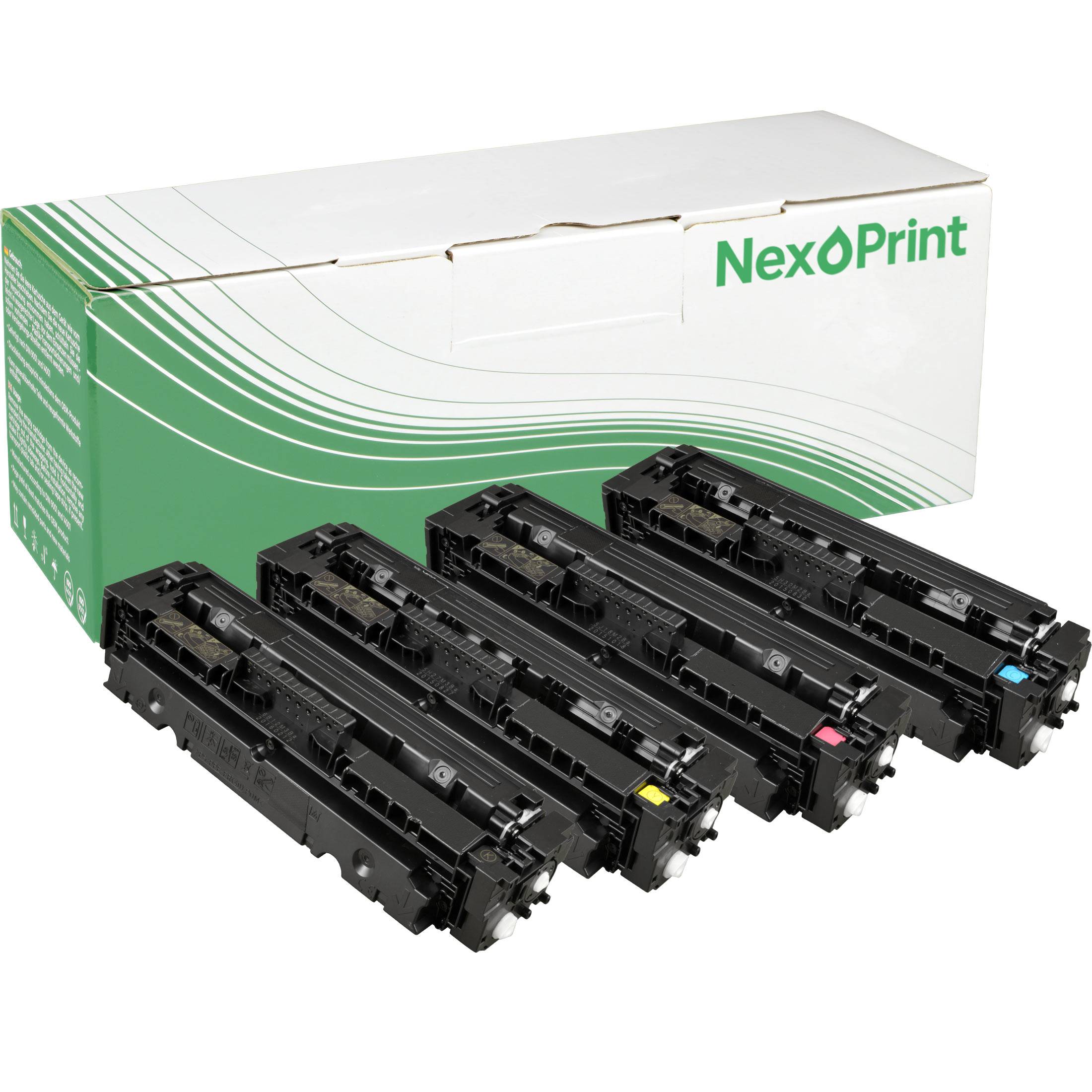 NexoPrint CF410A-13A 410A Multipack Toner kompatibel mit HP Color LaserJet Pro MFP M377dw Pro MFP M477 fdn Pro MFP M477 fdw 12000 Seiten