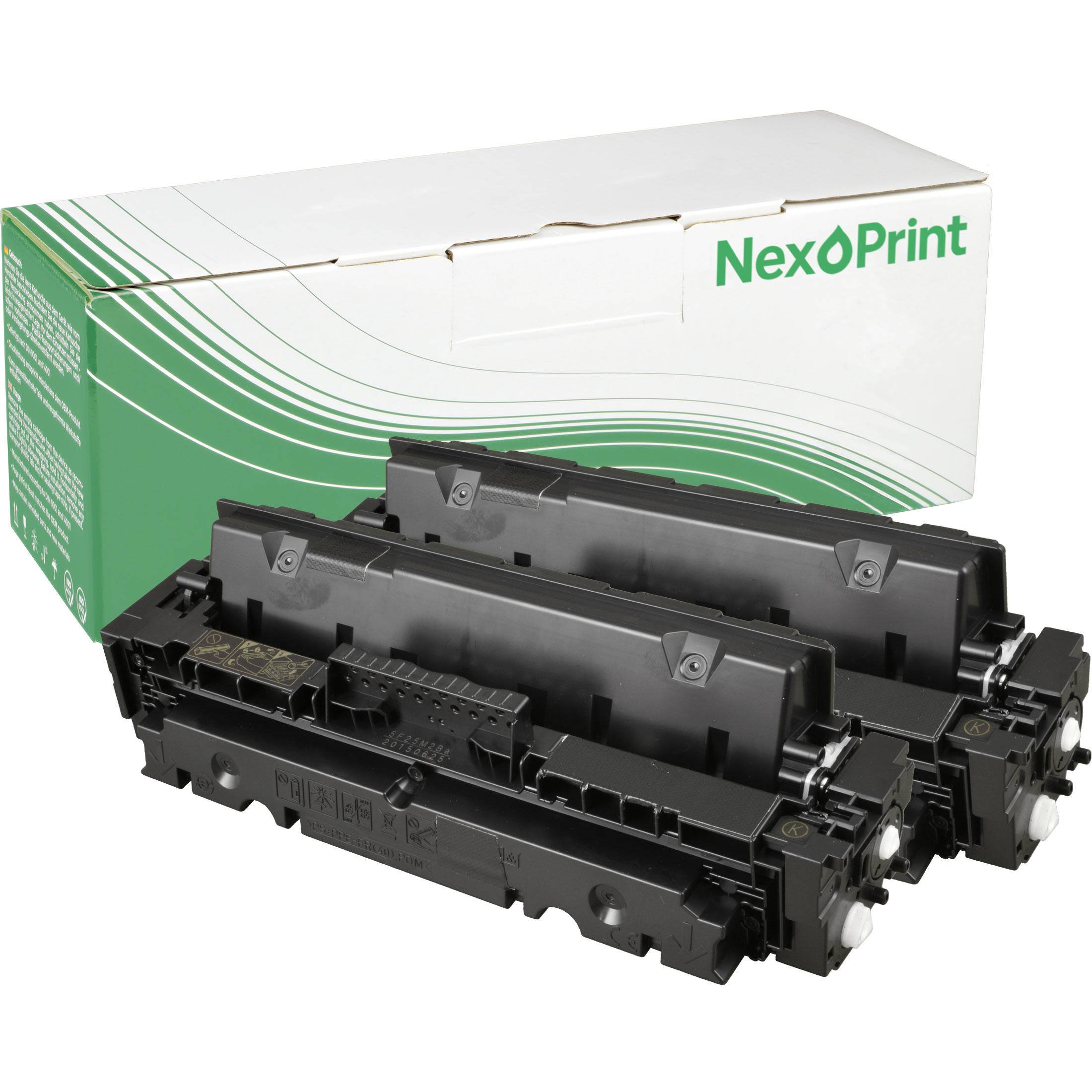 NexoPrint CF410XD 410X Doppelpack schwarz Toner kompatibel mit HP Color LaserJet Pro MFP M 377 dw Color LaserJet Pro MFP M 477 fdn Color LaserJet