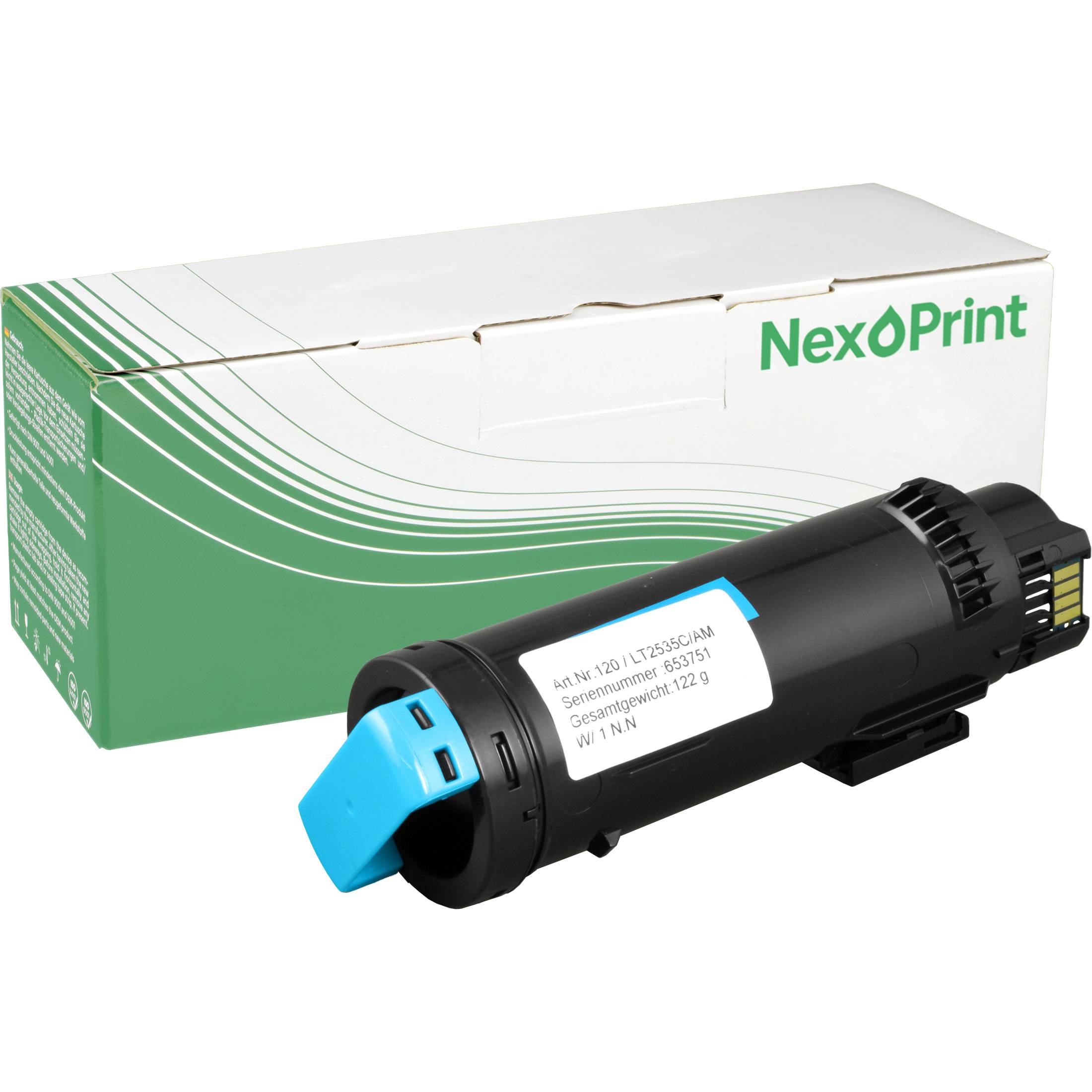 NexoPrint 593-BBSD P3HJK cyan Toner kompatibel mit Dell H 825 H 825CDW S 2825 cdn 2750 Seiten
