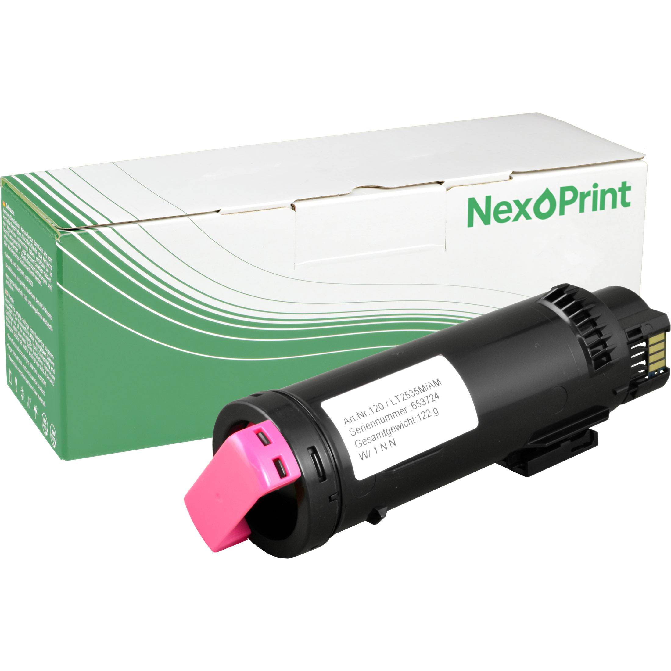 NexoPrint 593-BBRV 5PG7P magenta Toner kompatibel mit Dell H 825 H 825 cdw S 2825 cdn magenta 2750 Seiten