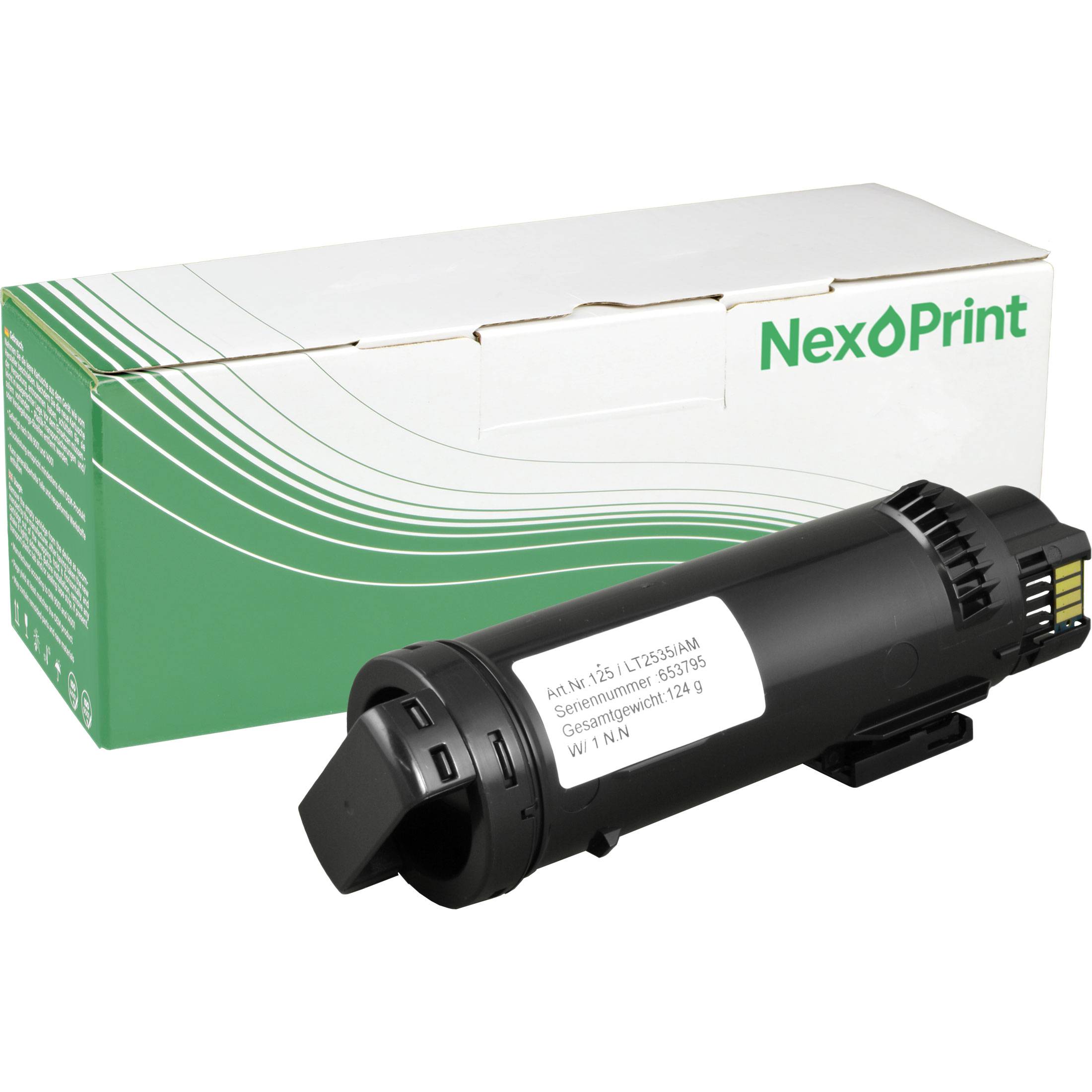 NexoPrint 593-BBSB N7DWF schwarz Toner kompatibel mit Dell H 825 H 825 cdw S 2825 cdn schwarz 3500 Seiten