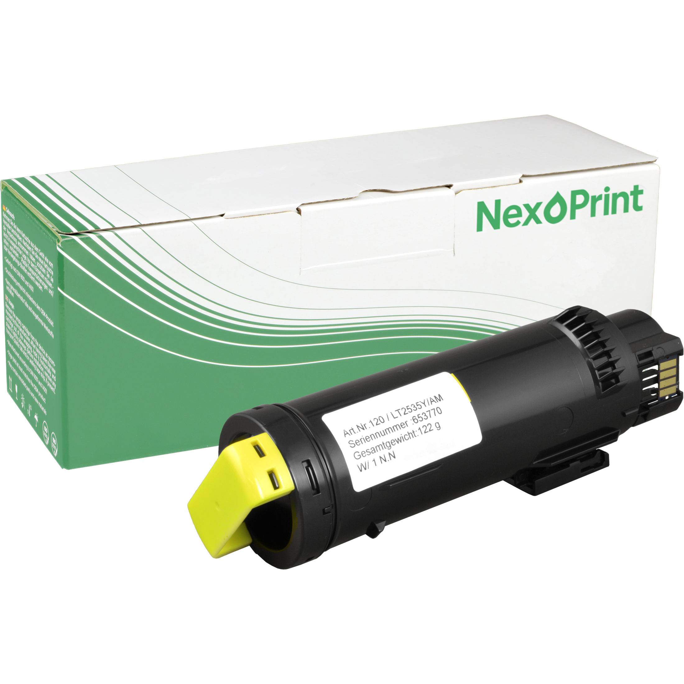 NexoPrint 593-BBSE 3P7C4 yellow Toner kompatibel mit Dell H 825 H 825CDW S 2825 cdn 2750 Seiten