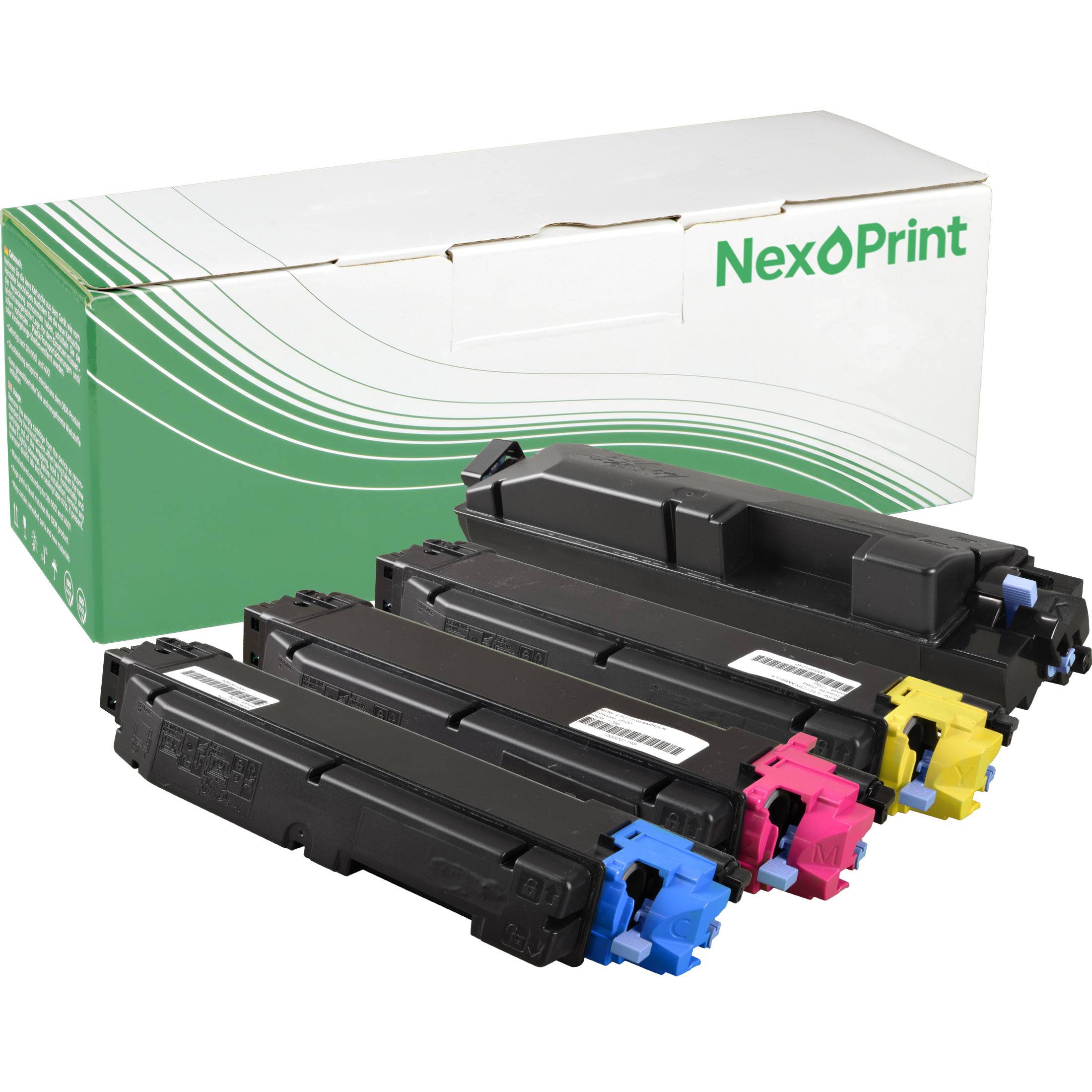 NexoPrint TK-5270 Multipack KCMY Toner kompatibel mit Kyocera ECOSYS P6230cdn, ECOSYS M6230cidn, ECOSYS M6630cidn, ECOSYS P6630cdn CMYK 29250 Seiten