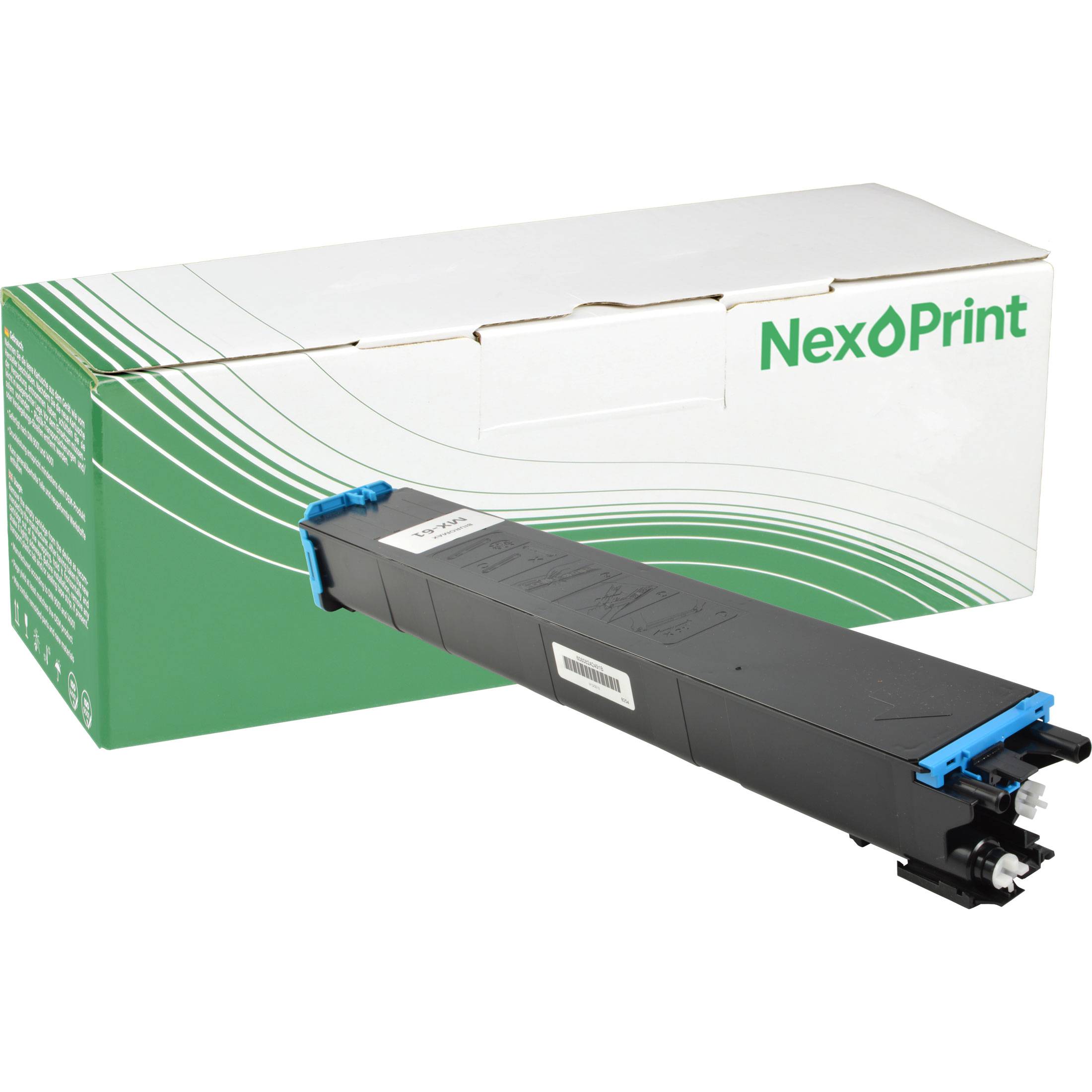 NexoPrint MX-61GTCA cyan Toner kompatibel mit Sharp MX-3550 V MX-3551 MX-3560N 24000 Seiten