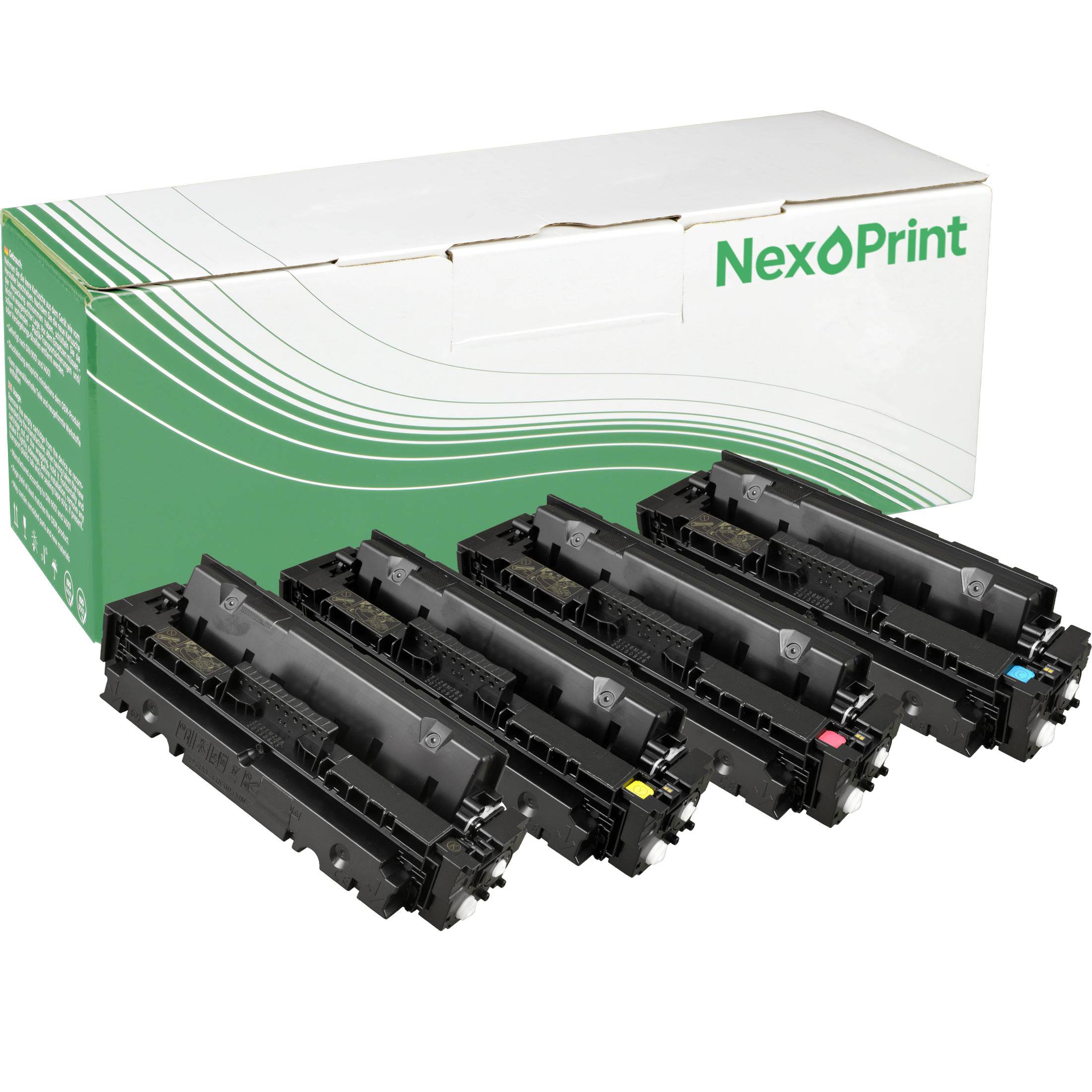 Druckertonerkassette mit Verpackung mit dem Label NexPrint.