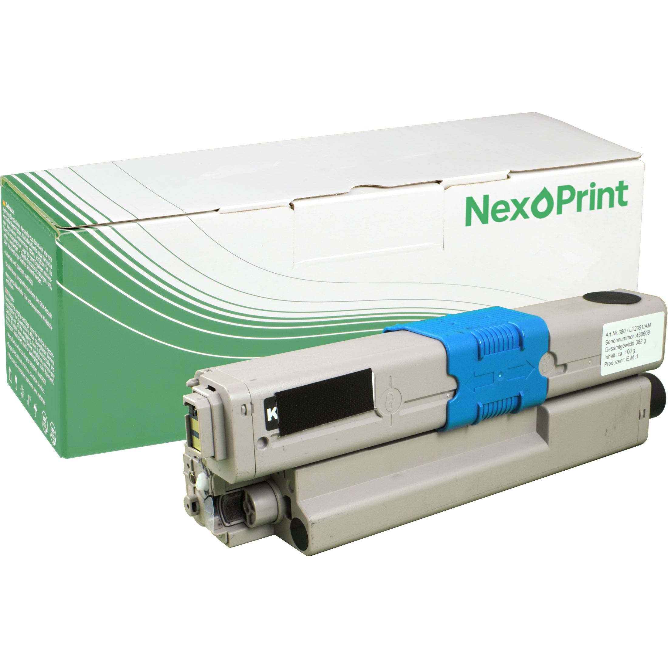 NexoPrint 46508716 schwarz Toner kompatibel mit OKI MC 363 DN OKI MC 363 DNW OKI MC 363 N schwarz 1750 Seiten