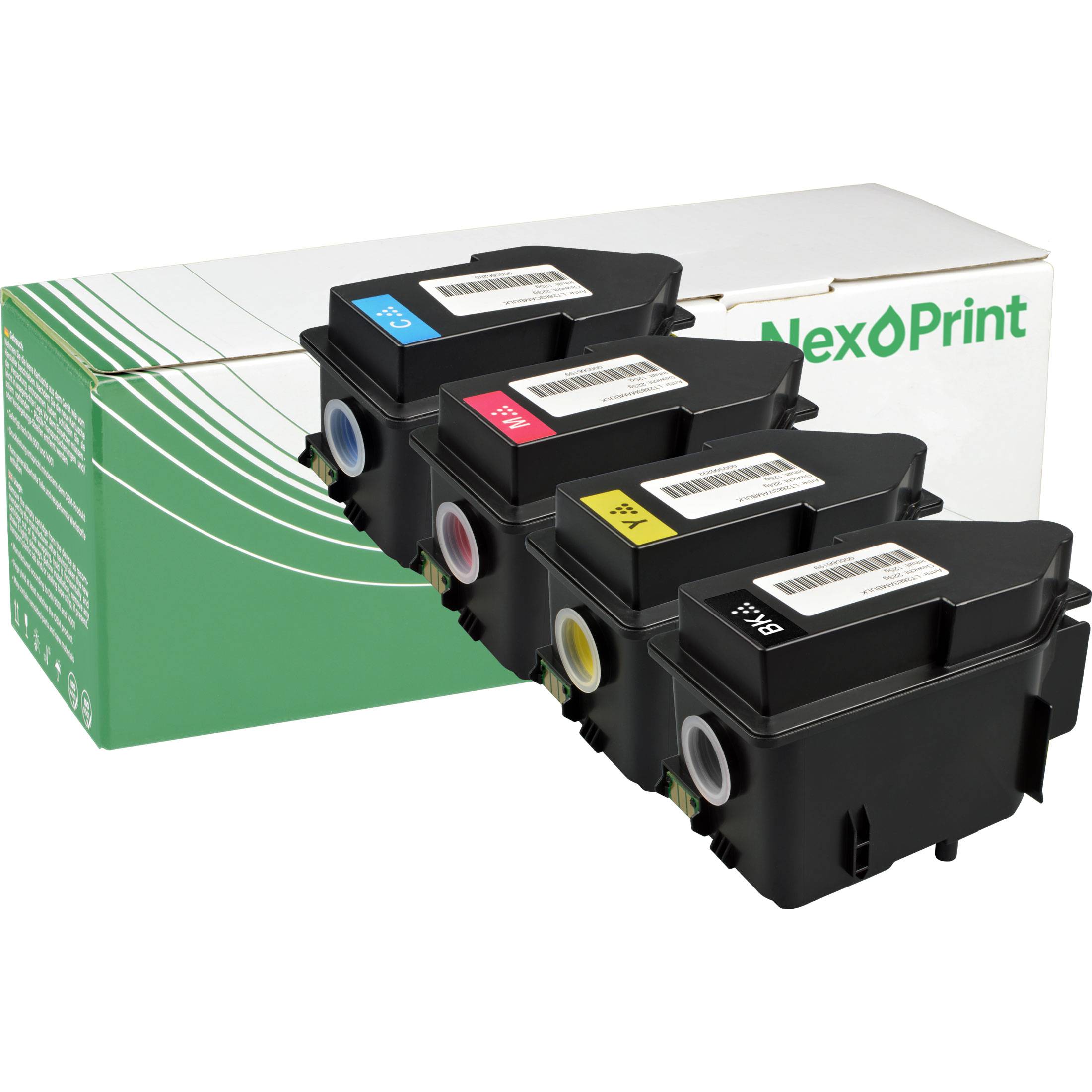 NexoPrint Minolta TNP-80 Multipack KCMY Toner kompatibel mit Konica Minolta bizhub C3320i, Minolta bizhub C3350i, Minolta bizhub C3300i, Minolta