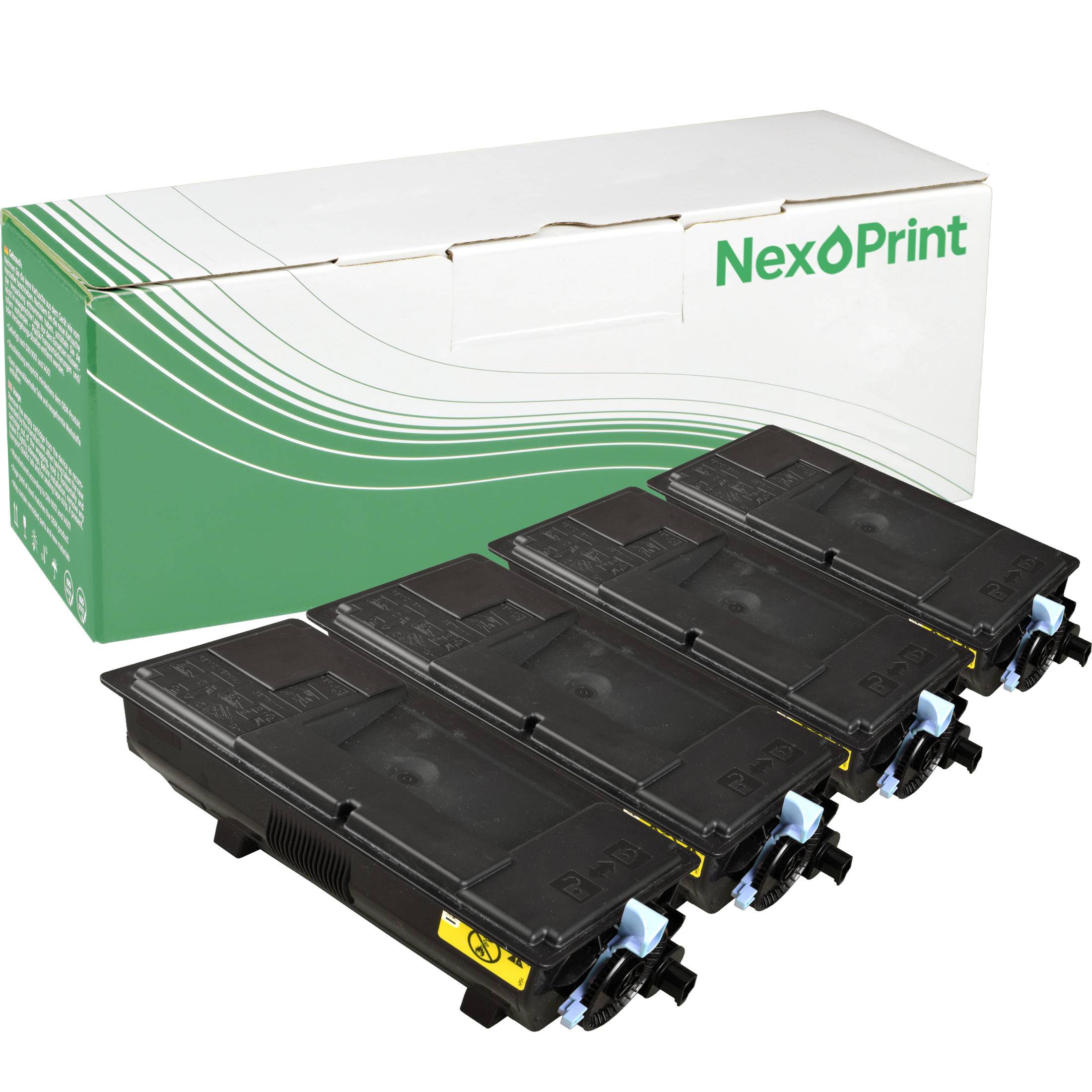 NexoPrint TK-3160 Multipack schwarz Toner kompatibel mit Kyocera ECOSYS P 3050 dn ECOSYS P 3055 dn ECOSYS P 3060 dn schwarz 54000 Seiten