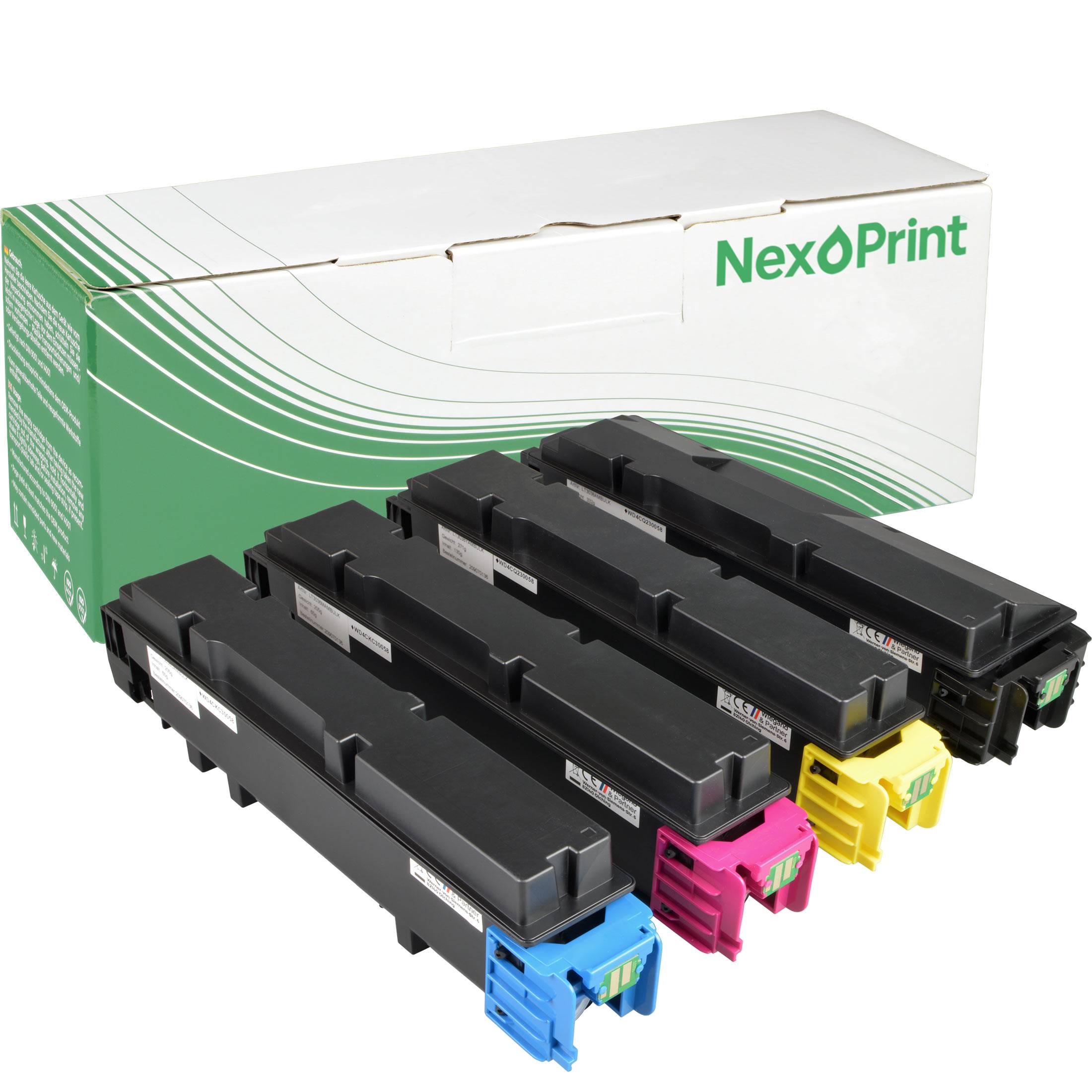 NexoPrint TK-5370 Multipack Toner kompatibel mit Kyocera TASKalfa 3554ci 4054ci 5054ci 6054ci 22000 Seiten
