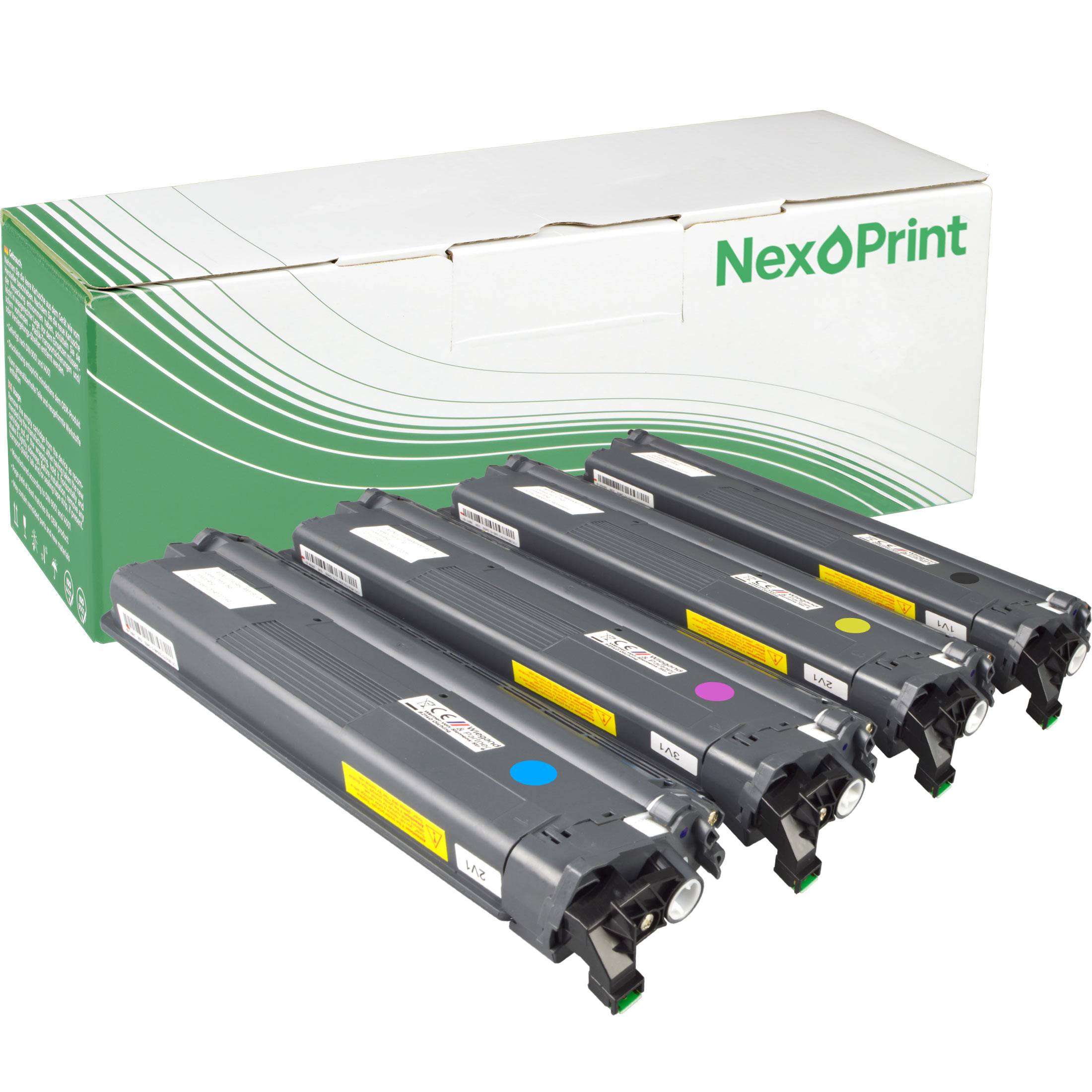 NexoPrint TN-248 Multipack KCMY Toner kompatibel mit Brother HL-L3210CW, HL-L3230CDW, DCP-L3510CDW, MFC-L3710CW CMYK 5100 Seiten