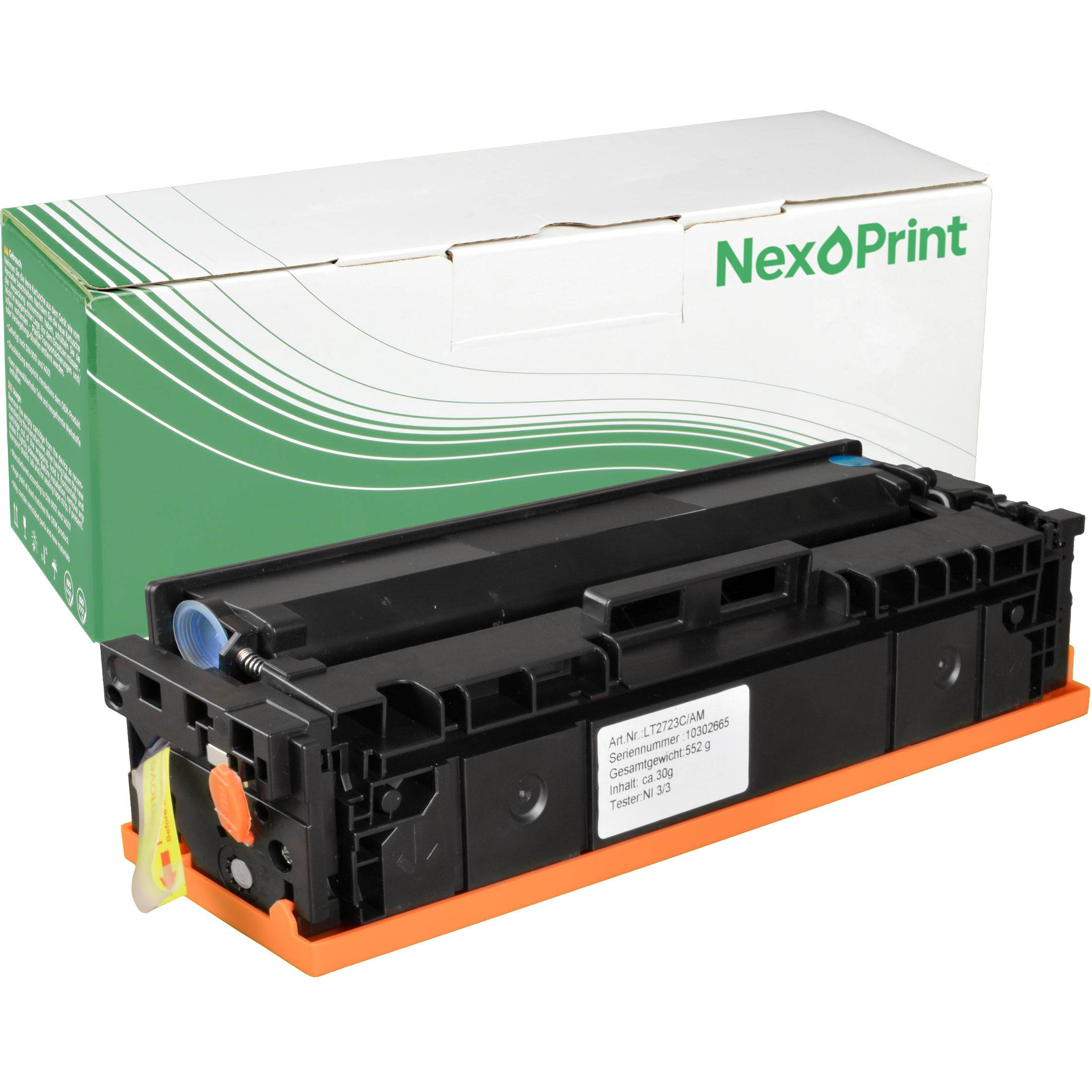 NexoPrint CF531A 205A cyan Toner kompatibel mit HP Color LaserJet Pro MFP M 180 fndw Color LaserJet Pro MFP M 180 n Color LaserJet Pro MFP M 181 fw