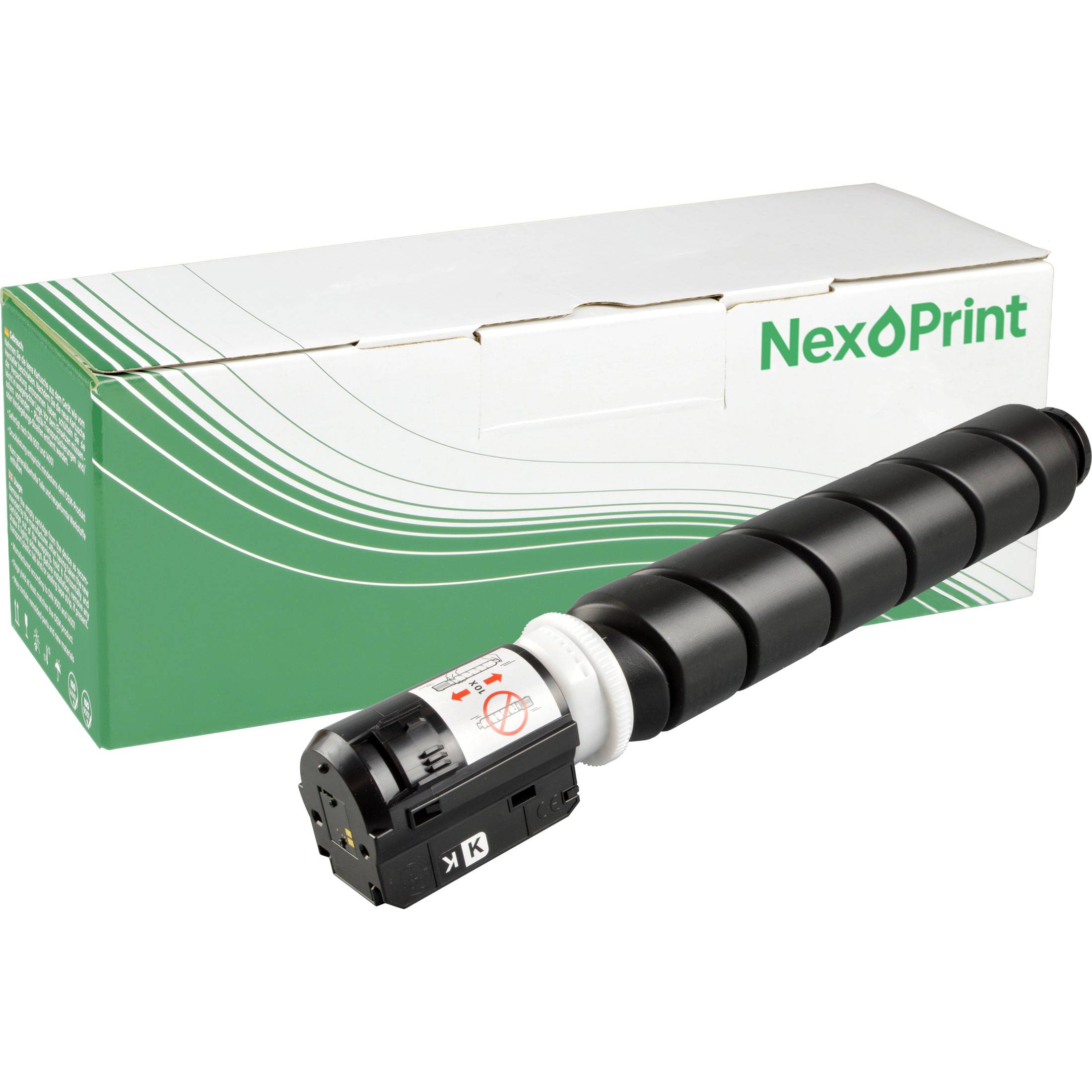 NexoPrint 2182C002 C-EXV55 schwarz Toner kompatibel mit Canon IR Advance C 257 i DX IR Advance C 356 P IR Advance C 356 P II schwarz 25000 Seiten