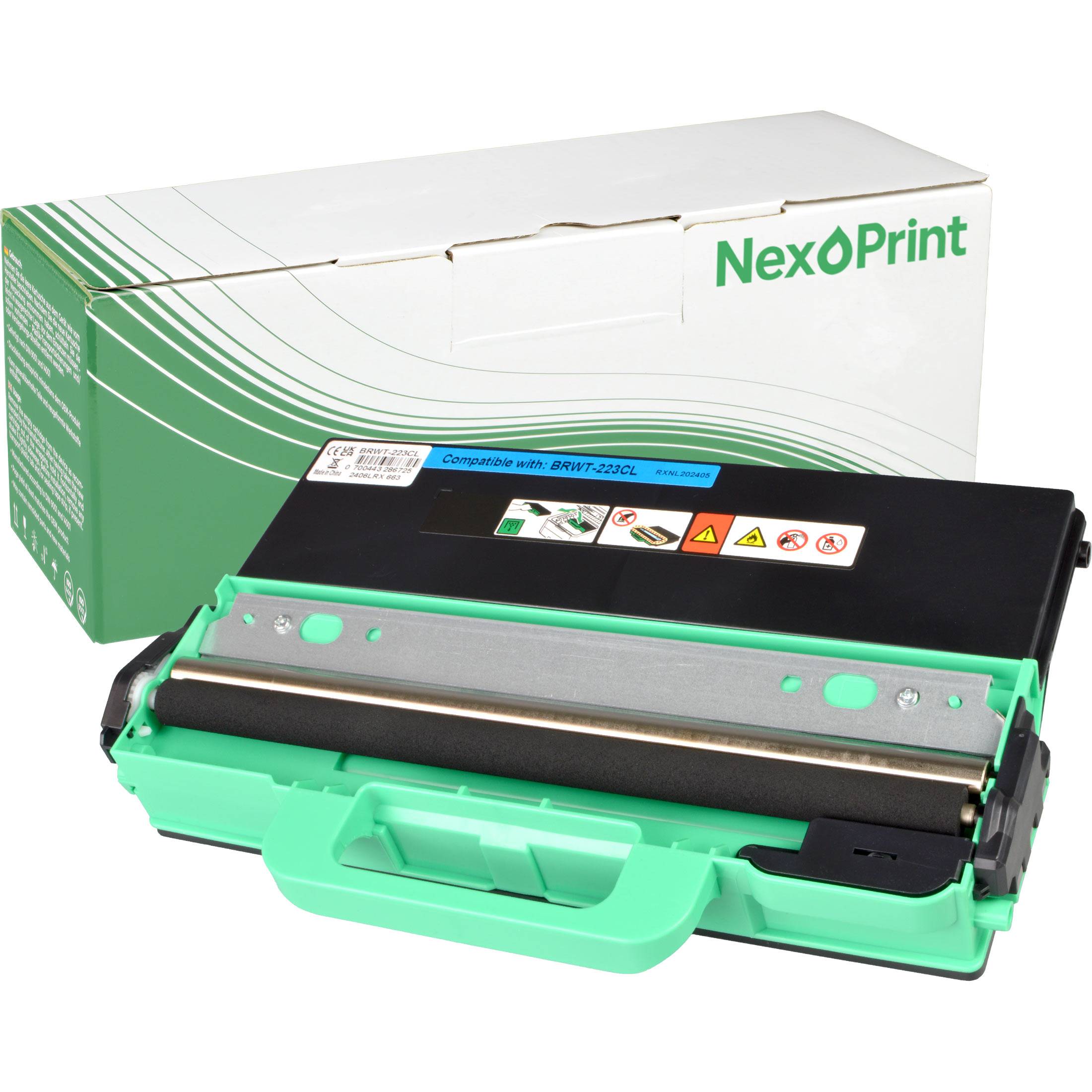NexoPrint WT-223CL Toner kompatibel mit Brother MFC-L 3730 CDN MFC-L 3750CDW MFC-L 3770CDW rot 50000 Seiten