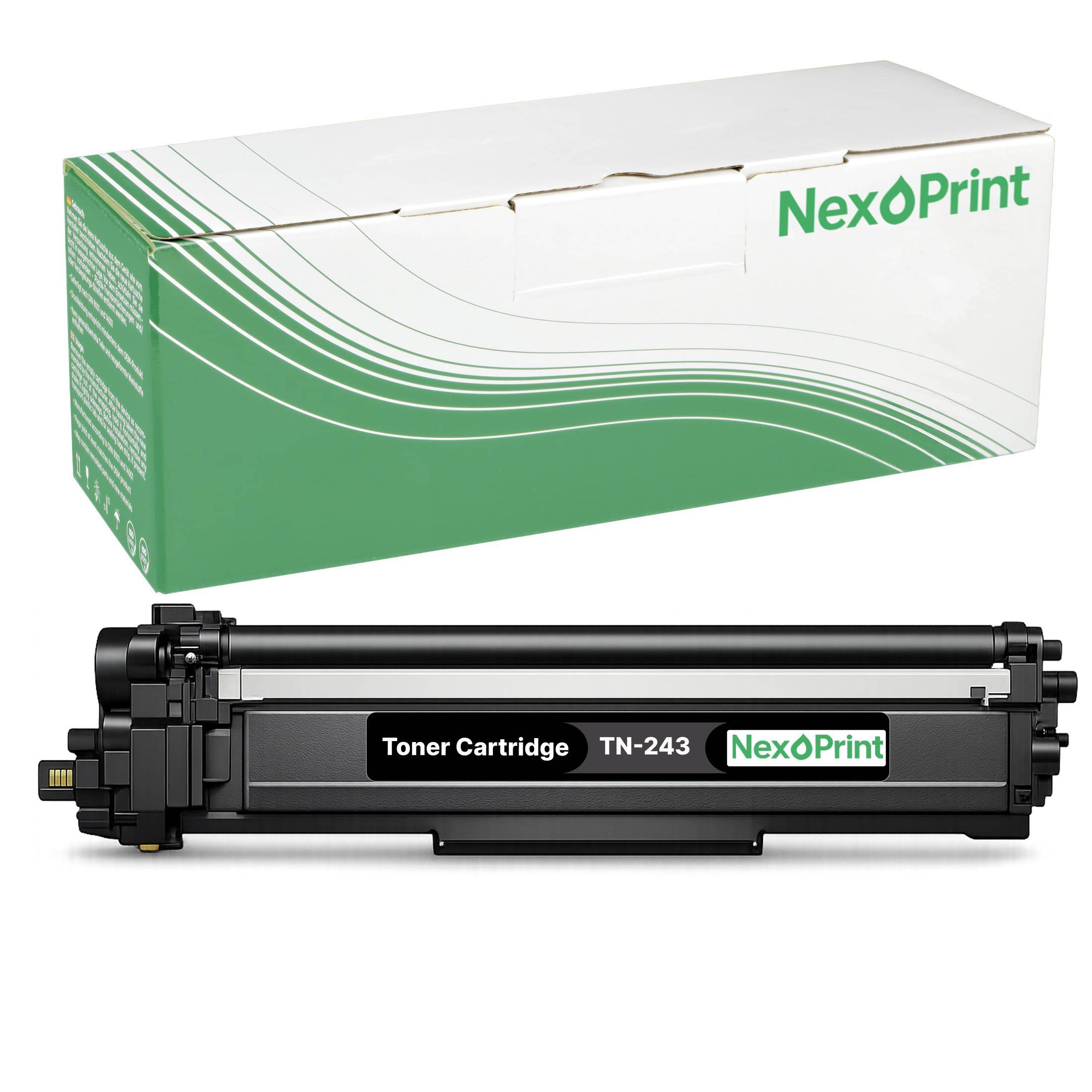 NexoPrint TN-243BK schwarz Toner kompatibel mit Brother MFC-L 3730 CDN MFC-L 3750CDW MFC-L 3770CDW 1150 Seiten