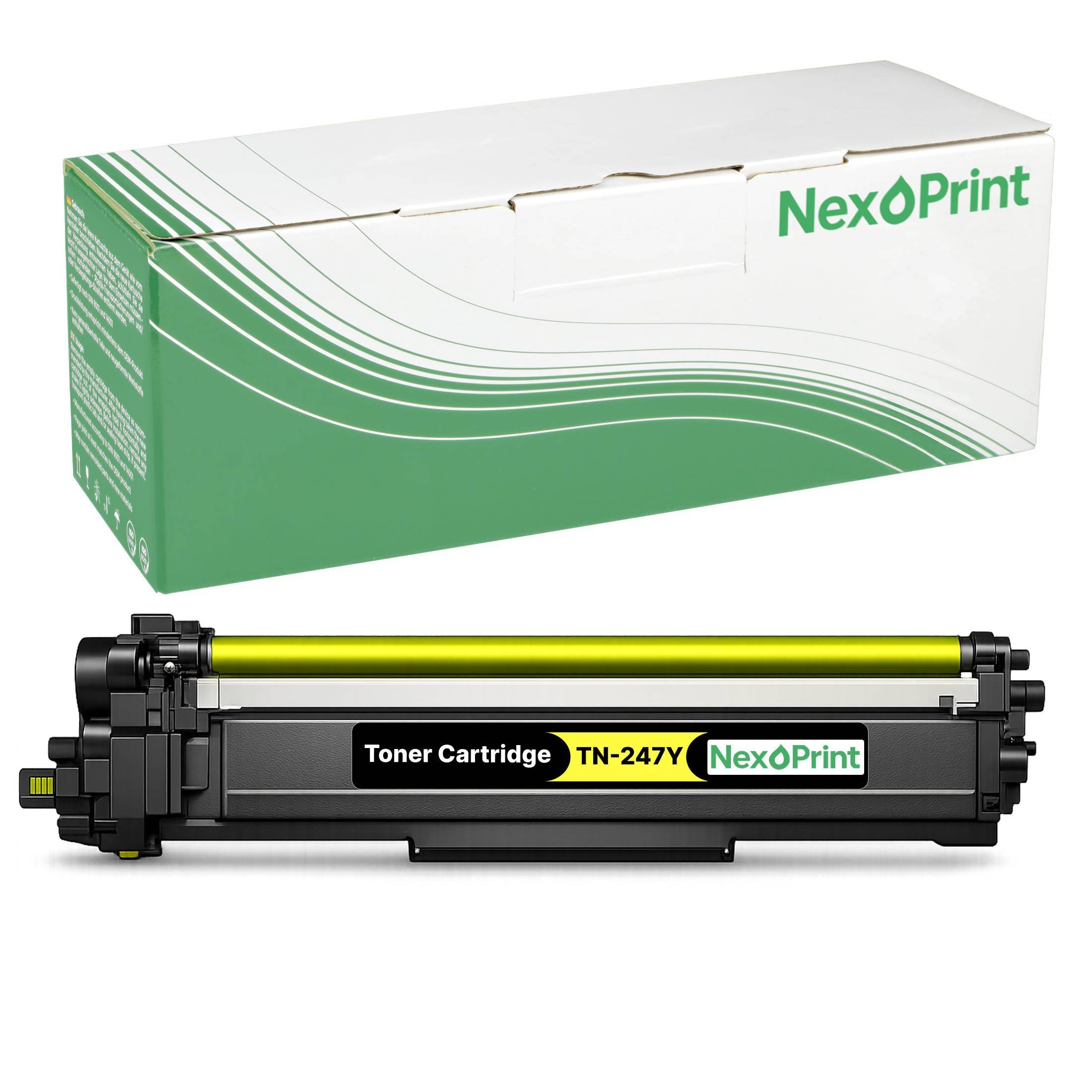 NexoPrint TN-247Y yellow Toner kompatibel mit Brother MFC-L 3730 CDN MFC-L 3750CDW MFC-L 3770CDW 2650 Seiten