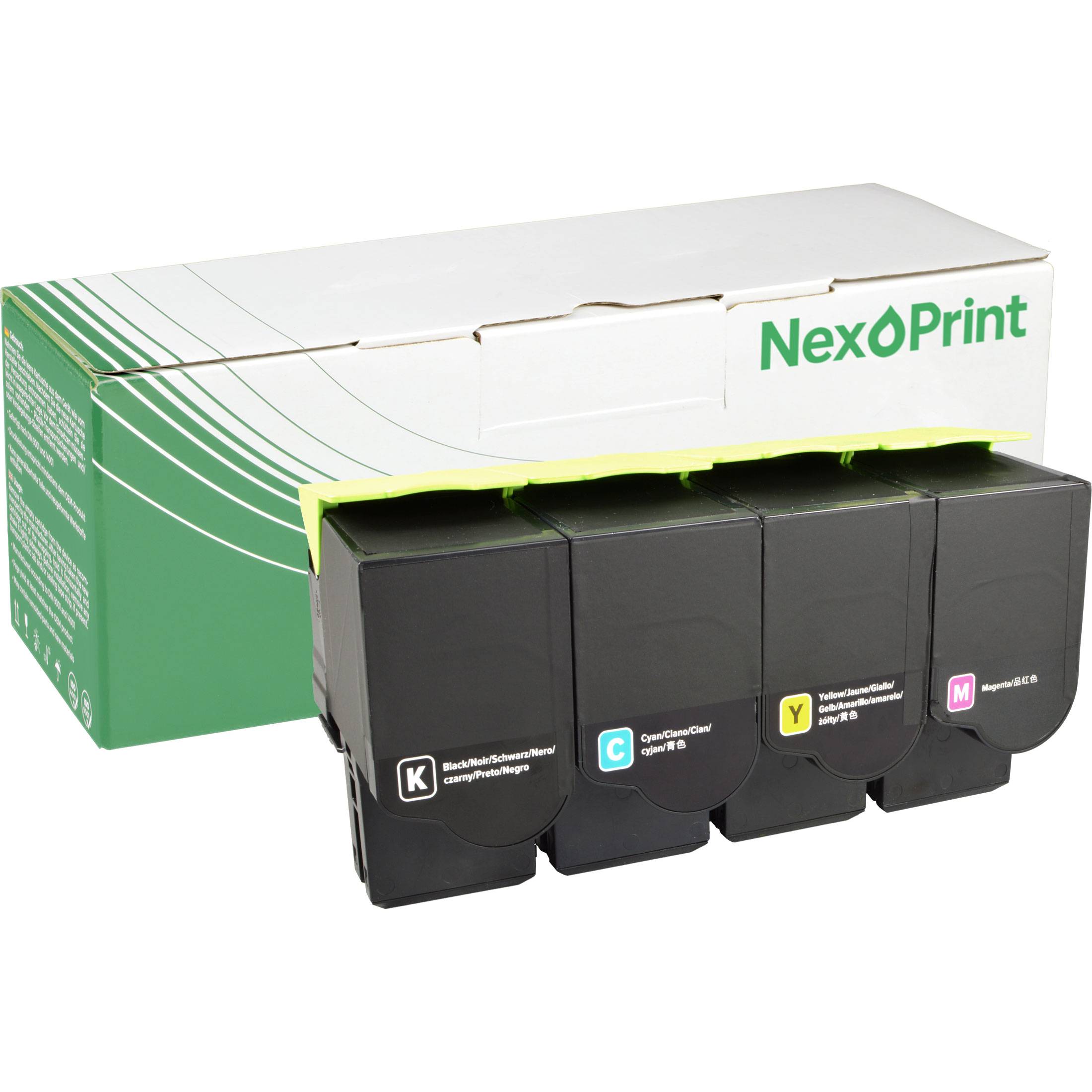 NexoPrint 78C20 Multipack Toner kompatibel mit Lexmark CX625 adhe CX625 adhs CX625de 6850 Seiten
