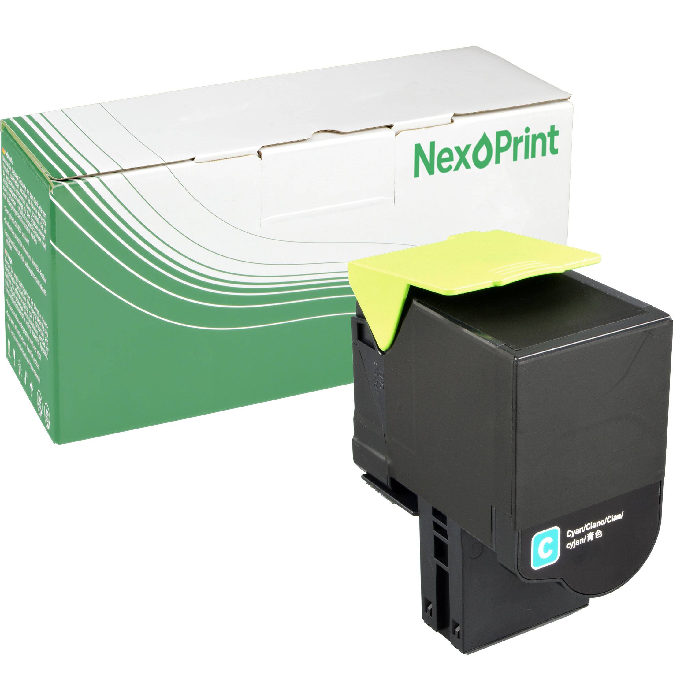 NexoPrint C232HC0 cyan Toner kompatibel mit Lexmark MC 2425 adw MC 2535 adwe MC 2640 adwe cyan 2300 Seiten