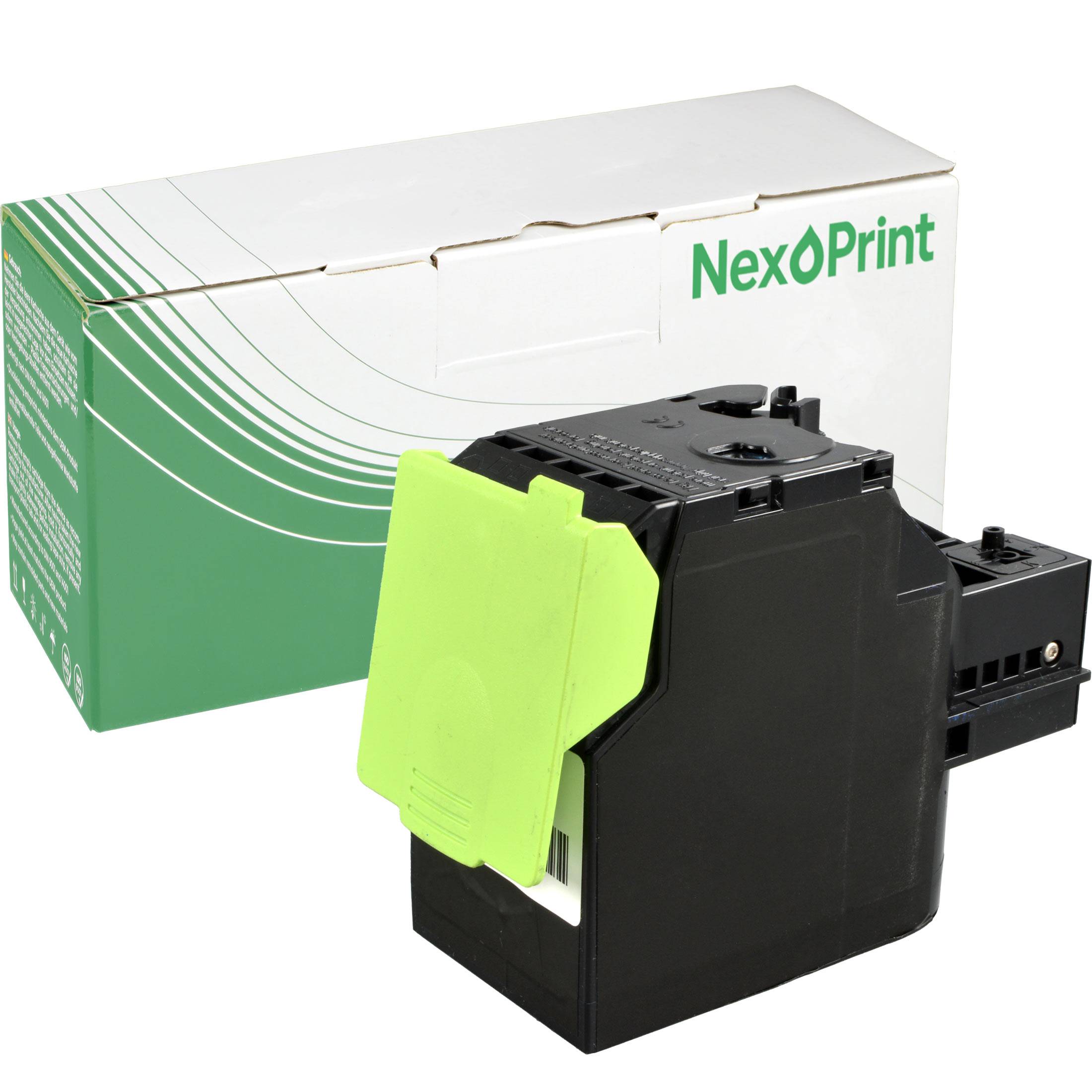 NexoPrint C242XC0 cyan Toner kompatibel mit Lexmark MC2425 adw MC2535 adwe MC2640 adwe 3500 Seiten