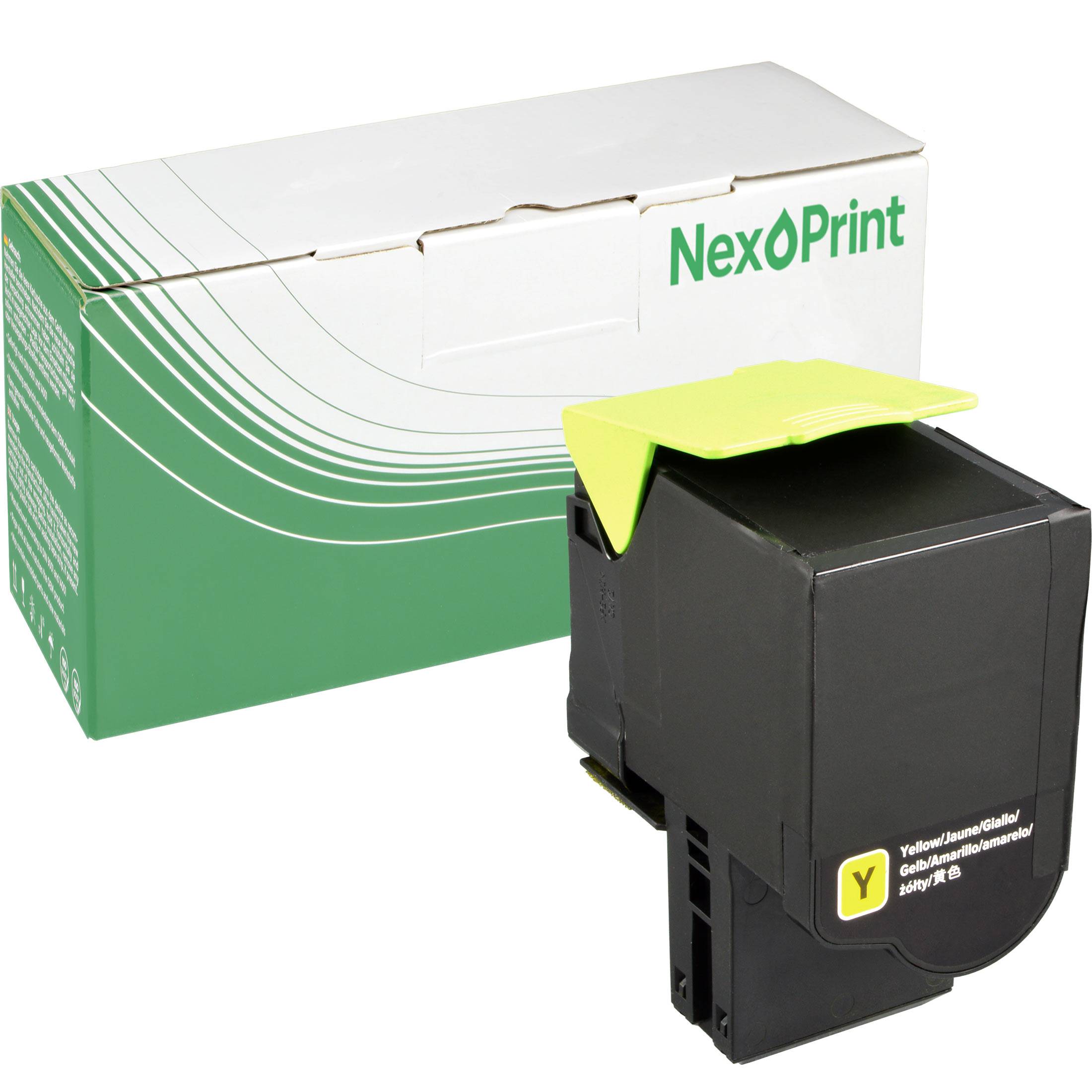NexoPrint C2320Y0 yellow Toner kompatibel mit Lexmark MC 2425 adw MC 2535 adwe MC 2640 adwe yellow 1150 Seiten