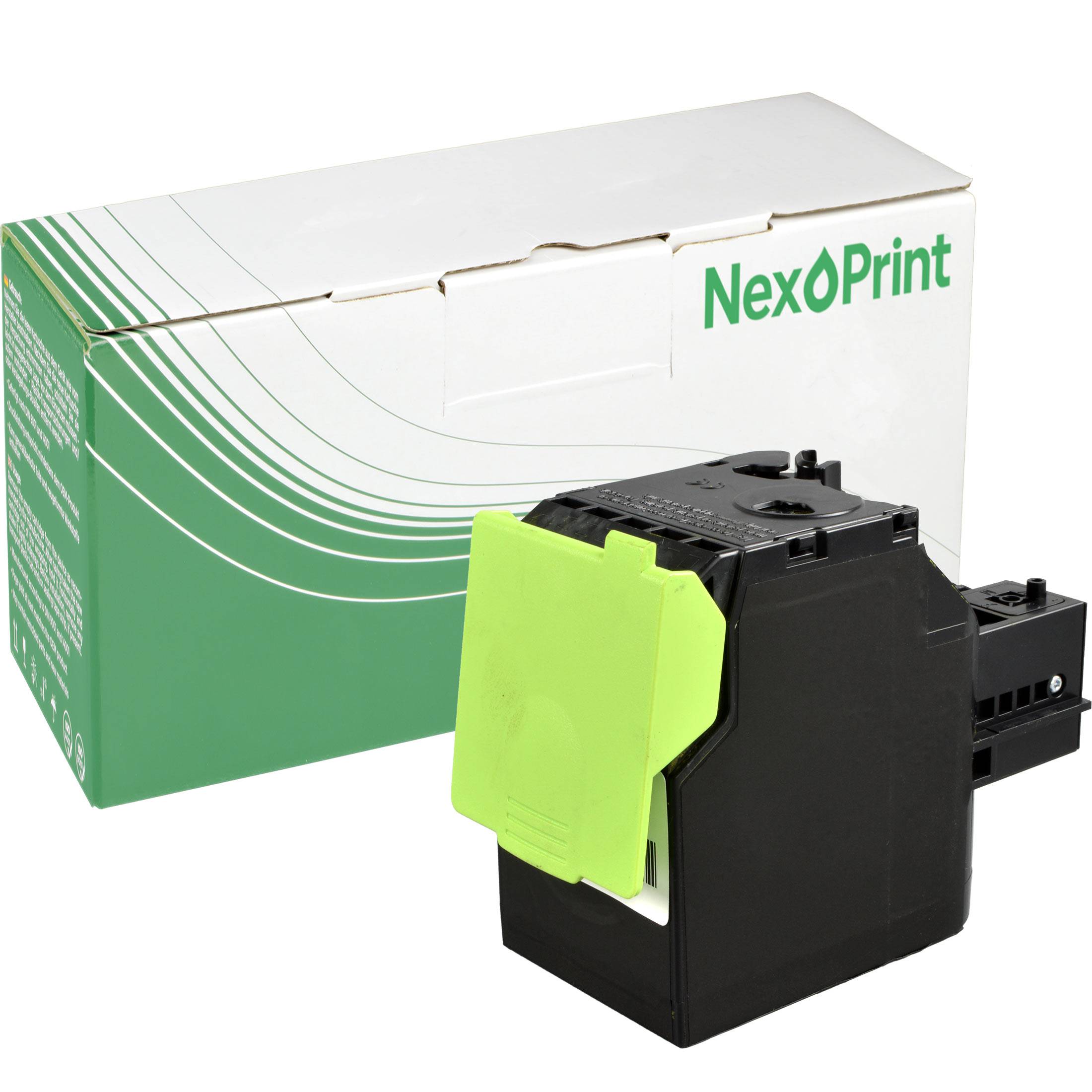 NexoPrint C242XY0 yellow Toner kompatibel mit Lexmark MC 2425 adw MC 2535 adwe MC 2640 adwe yellow 3500 Seiten