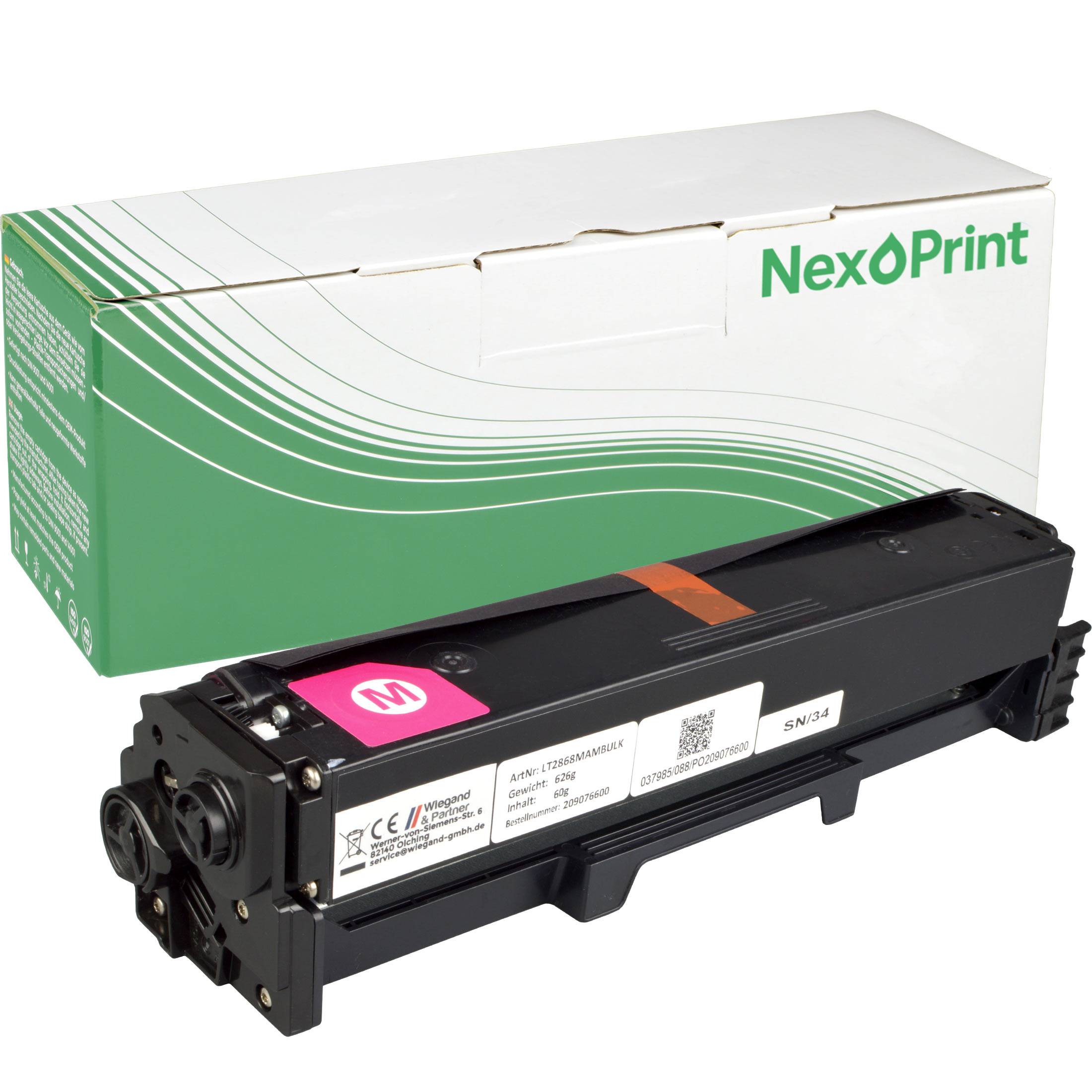 NexoPrint C3220M0 magenta Toner kompatibel mit Lexmark MC3326 i MC3426 adW MC3426 i 1500 Seiten