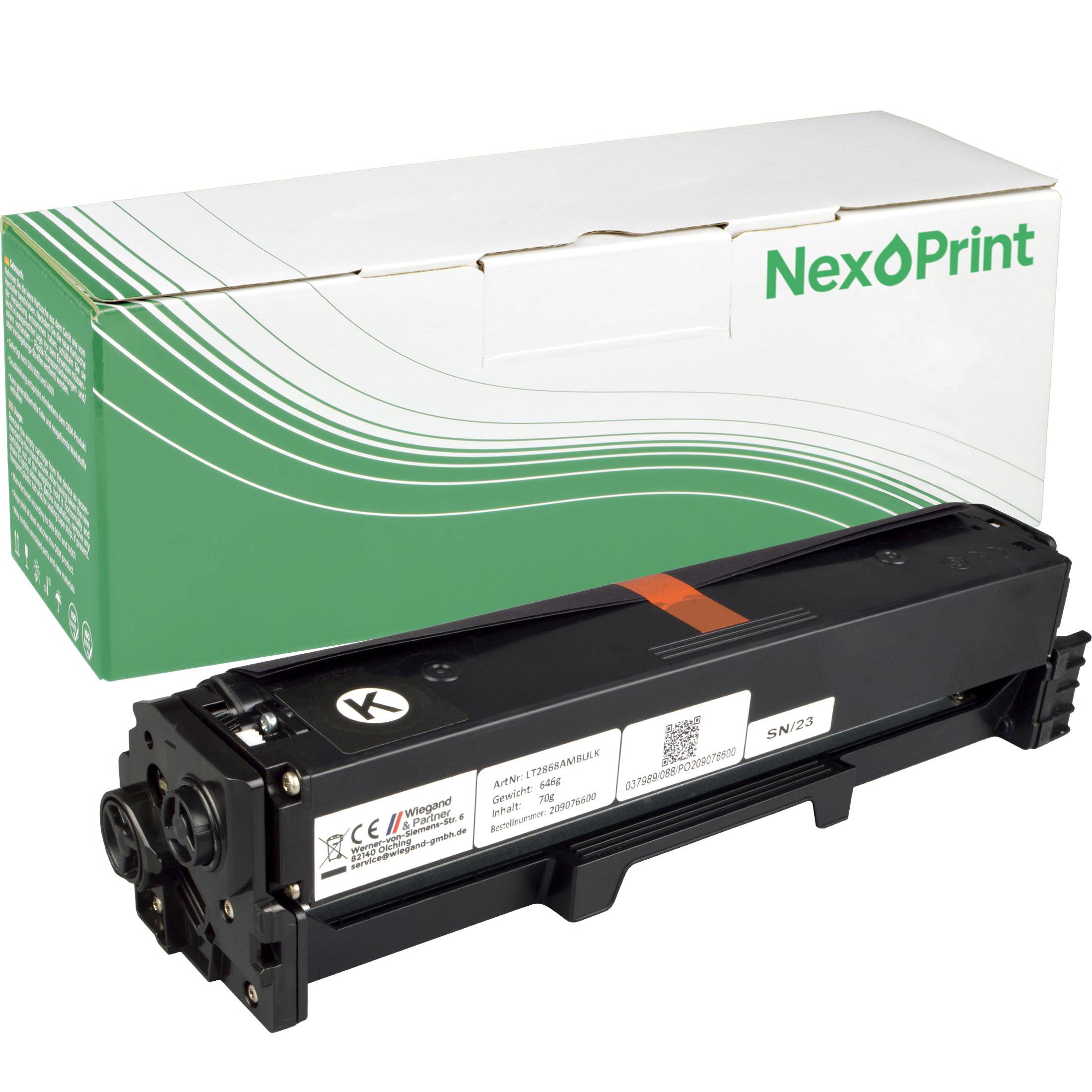 NexoPrint C3220K0 schwarz Toner kompatibel mit Lexmark MC3326 i MC3426 adW MC3426 i 1500 Seiten