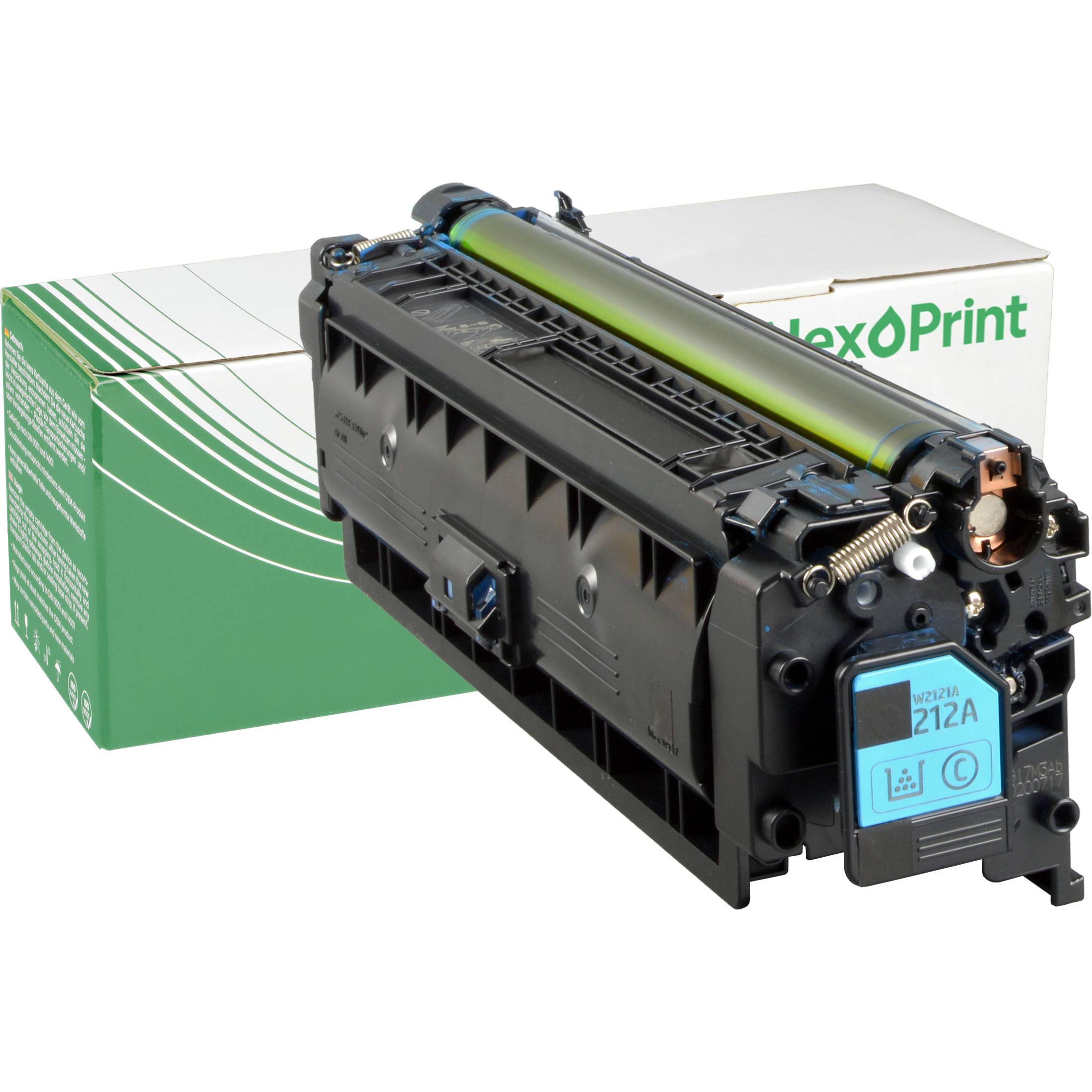 NexoPrint W2121X 212X cyan Toner kompatibel mit HP Color LaserJet Enterprise M 555 dn Color LaserJet Enterprise M 555 x Color LaserJet Enterprise