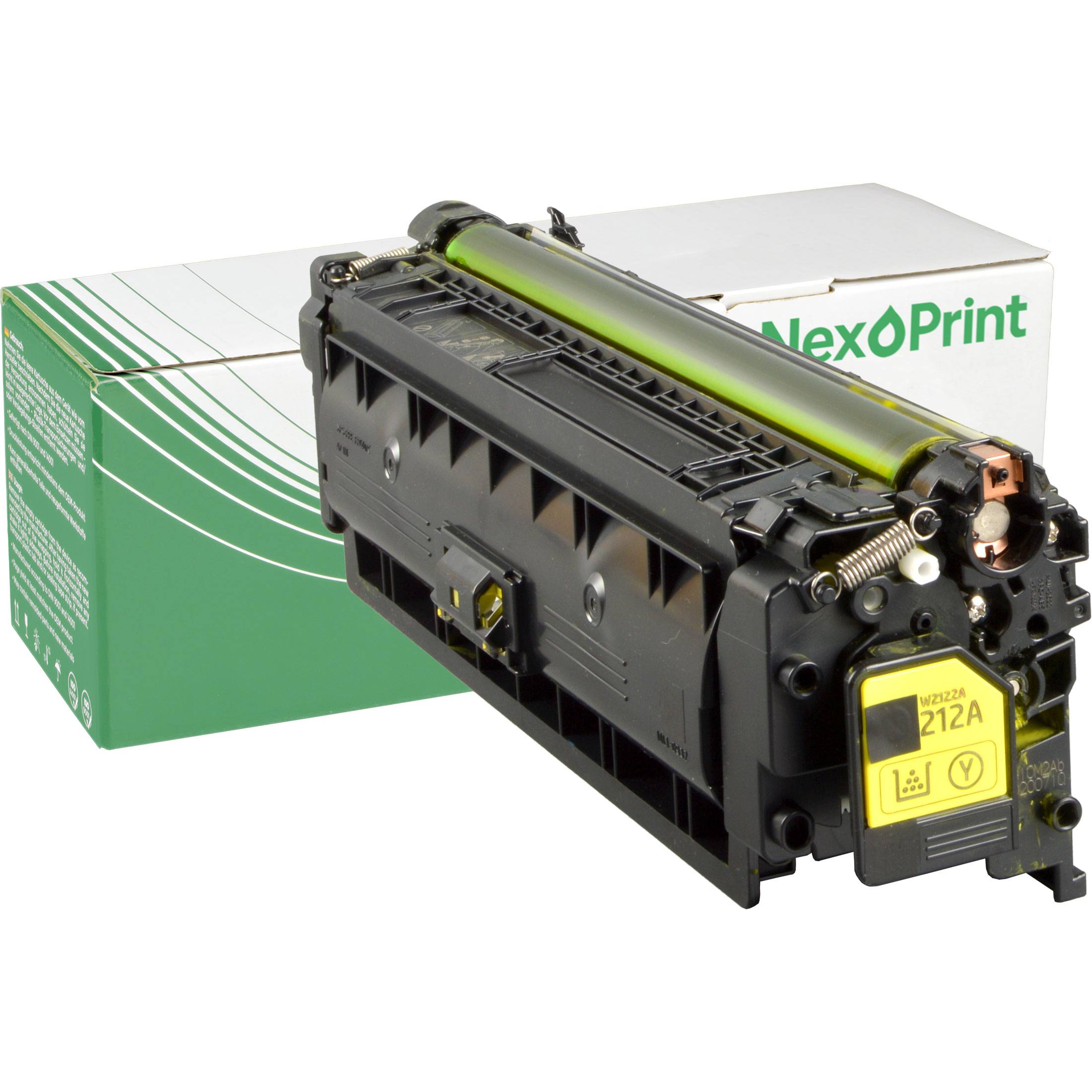 NexoPrint W2122A 212A yellow Toner kompatibel mit HP Color LaserJet Enterprise M 555 dn Color LaserJet Enterprise M 555 x Color LaserJet Enterprise