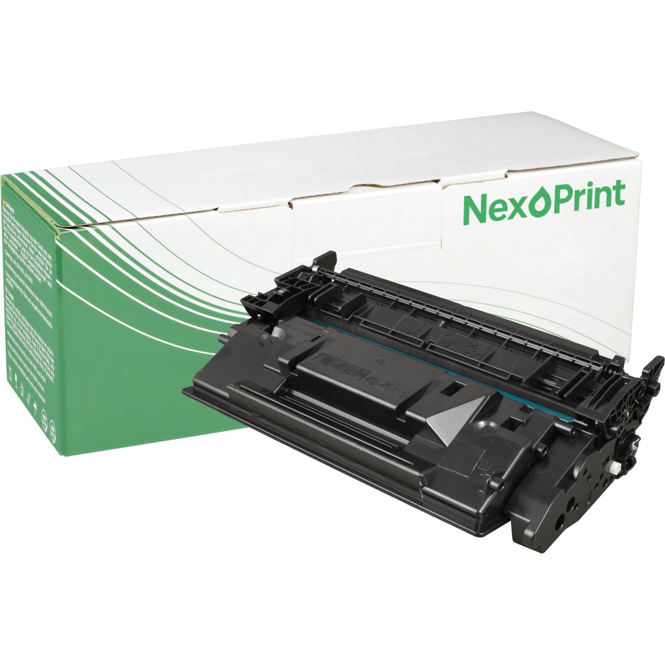 Tonerpatrone für Drucker vor einer mit „NexOPrint