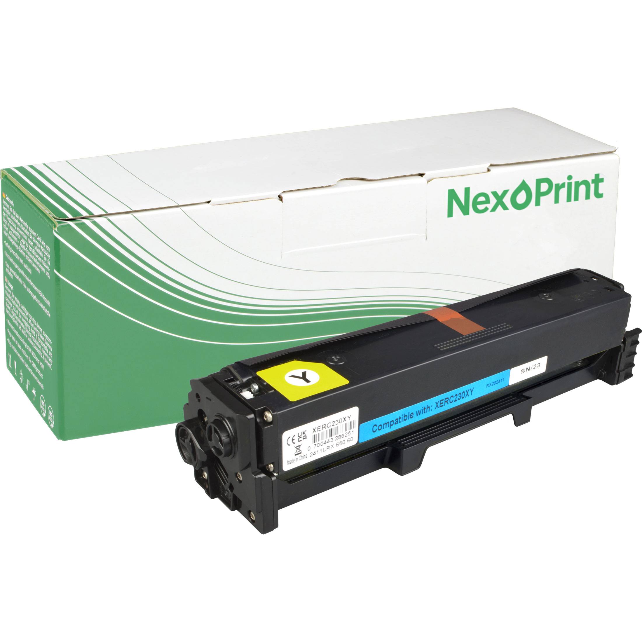 NexoPrint 006R04394 yellow Toner kompatibel mit Xerox C 230 C 235 yellow 2500 Seiten