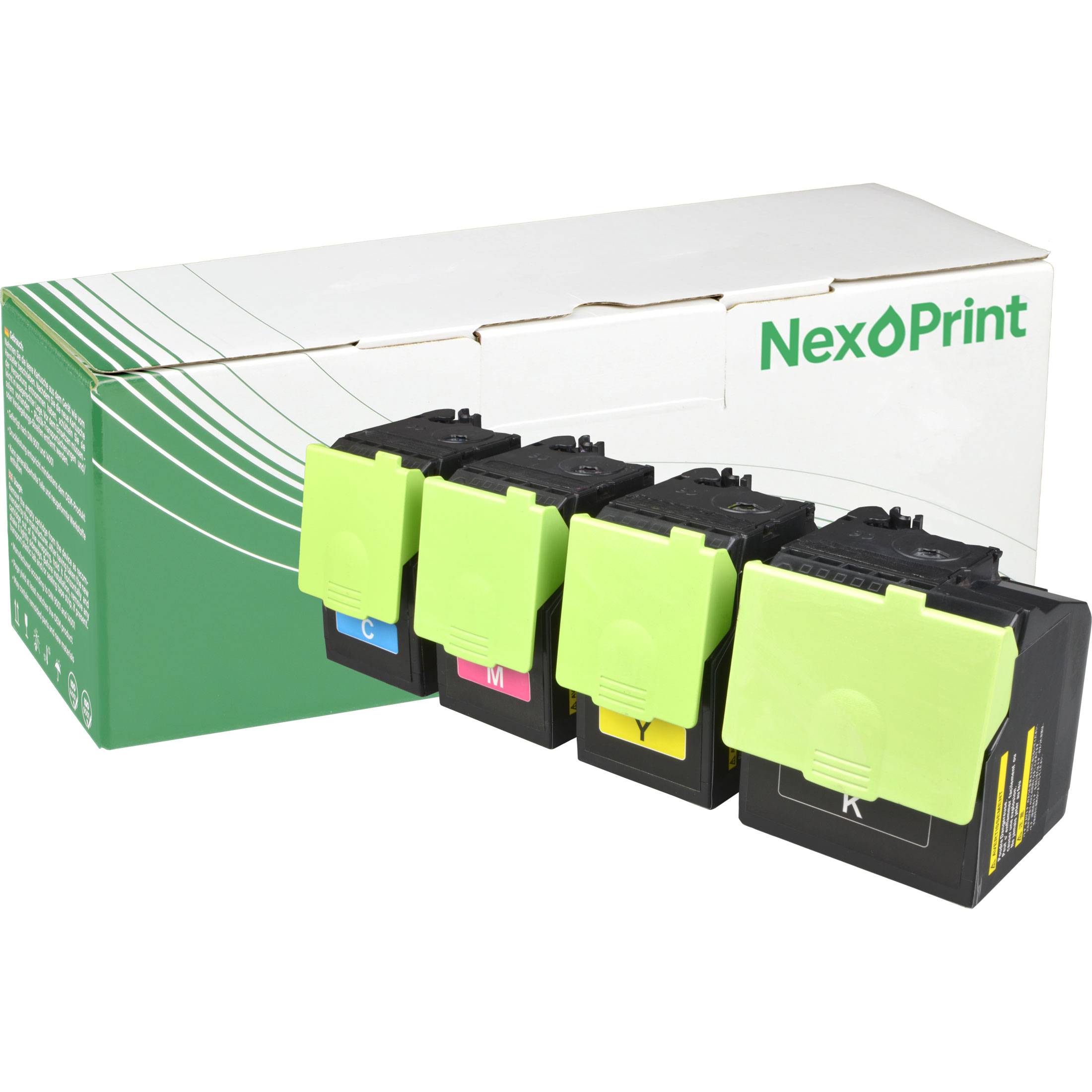 Eine Schachtel mit der Bezeichnung „NexoPrint