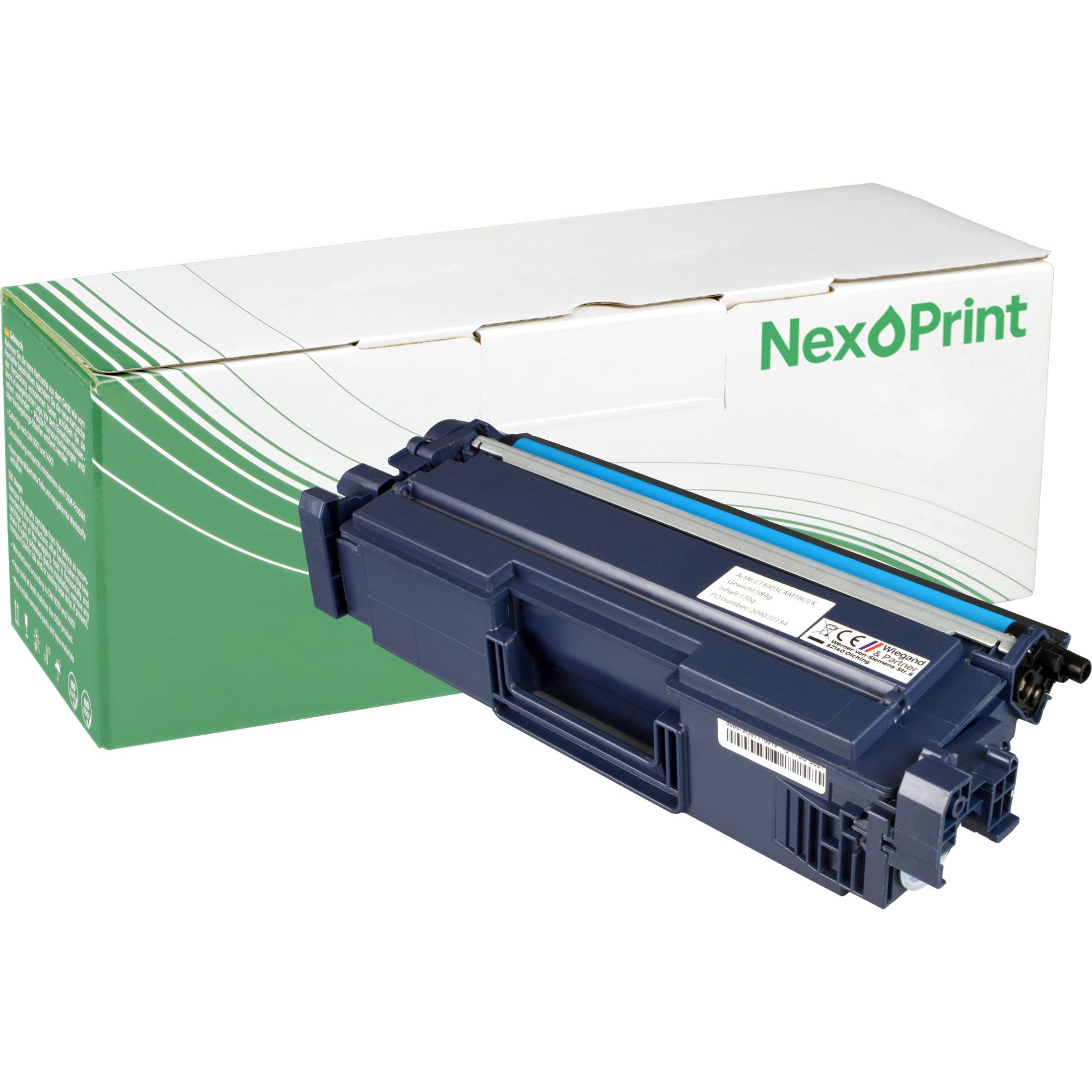 NexoPrint TN-821XLCcyan Toner kompatibel mit Brother MFC-L 9670 CDN MFC-L 9670 CDNT MFC-L 9670 CDNTT 9000 Seiten