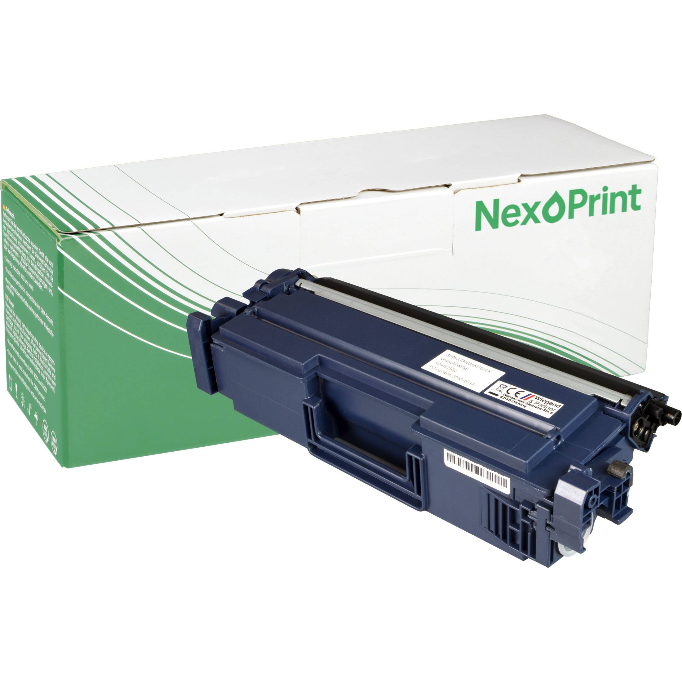 NexoPrint TN-821XLBK schwarz Toner kompatibel mit Brother MFC-L 9670 CDN MFC-L 9670 CDNT MFC-L 9670 CDNTT schwarz 12000 Seiten