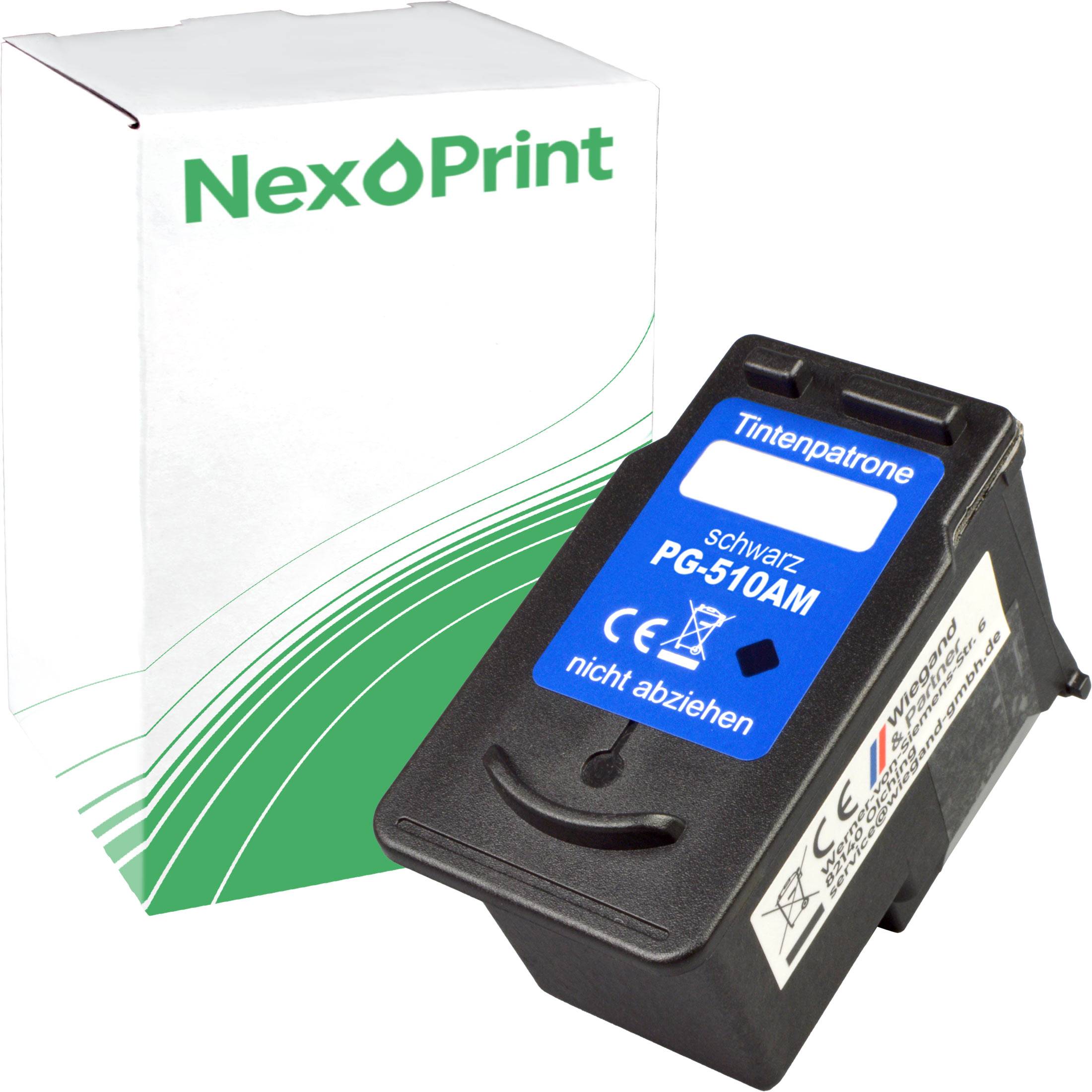 Kompakter Tintenpatrone mit der Bezeichnung 