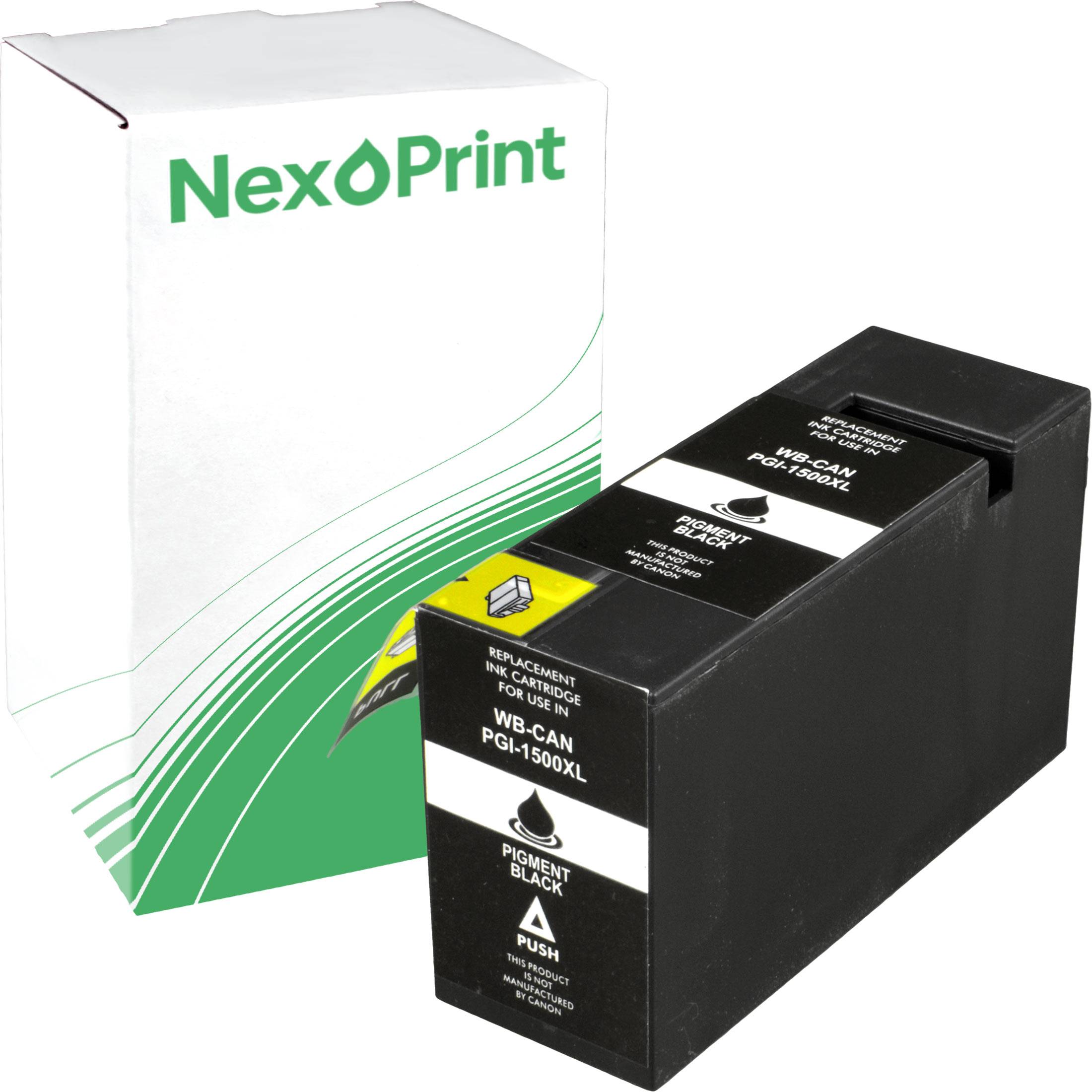 Eine schwarze Tintenpatrone mit der Aufschrift 