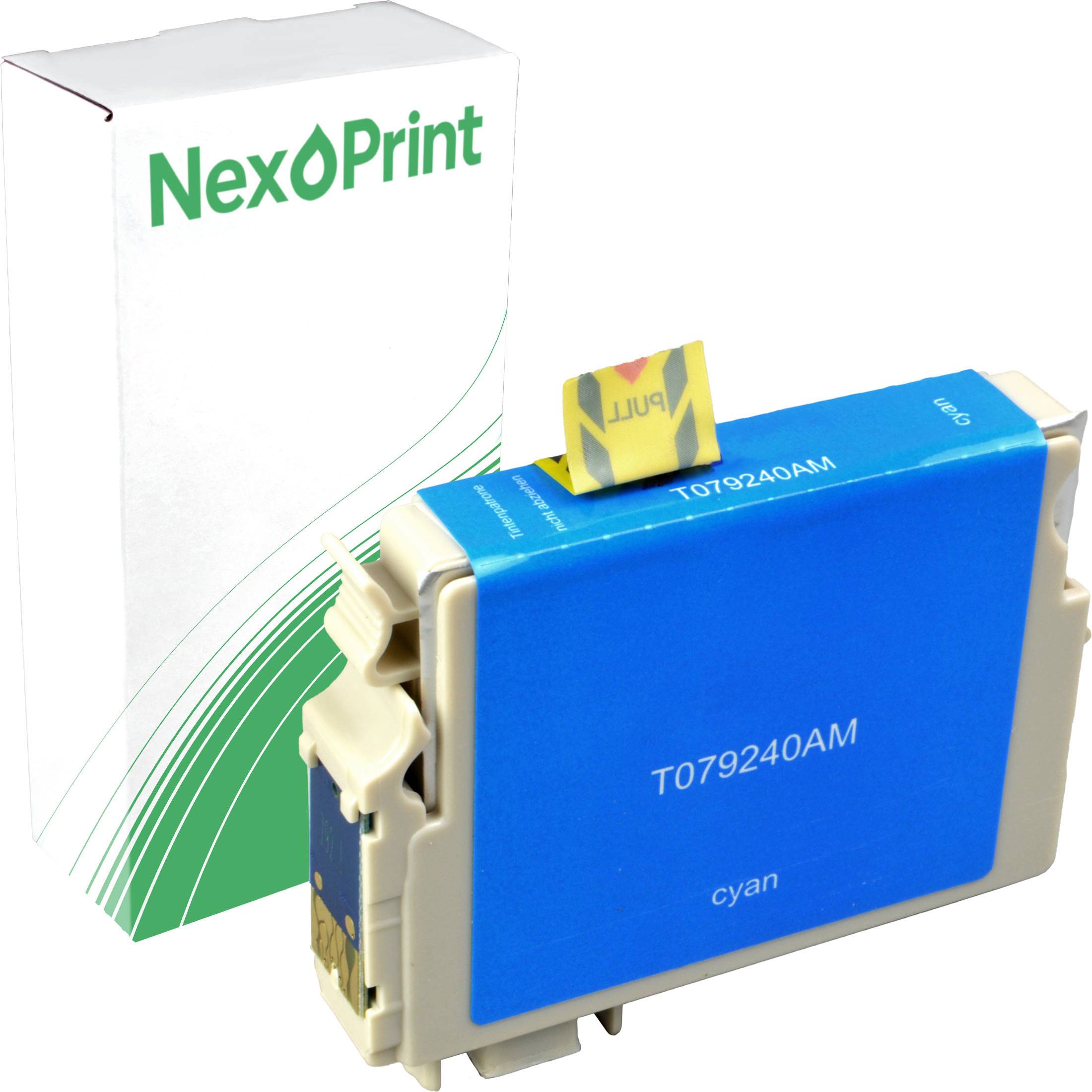 Cyan-Tintenpatrone mit der Bezeichnung „T079240AM
