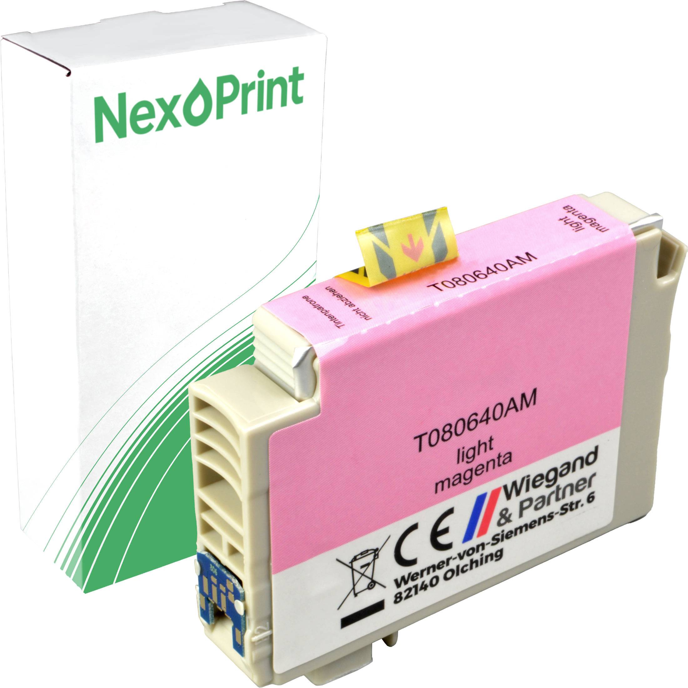 Tintenpatrone mit der Bezeichnung „T080640AM hellmagenta