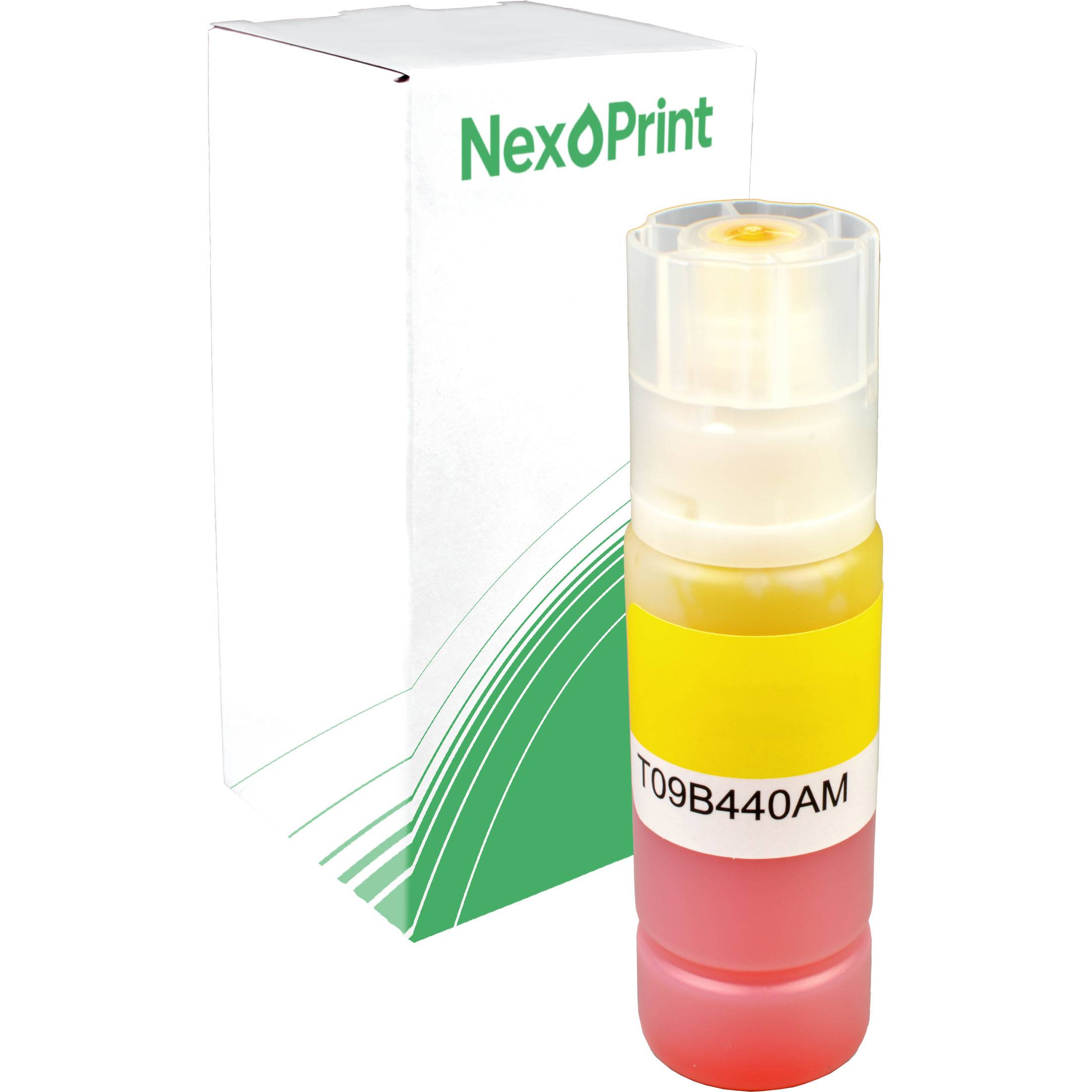 Eine Druckertintenflasche mit der Kennzeichnung 