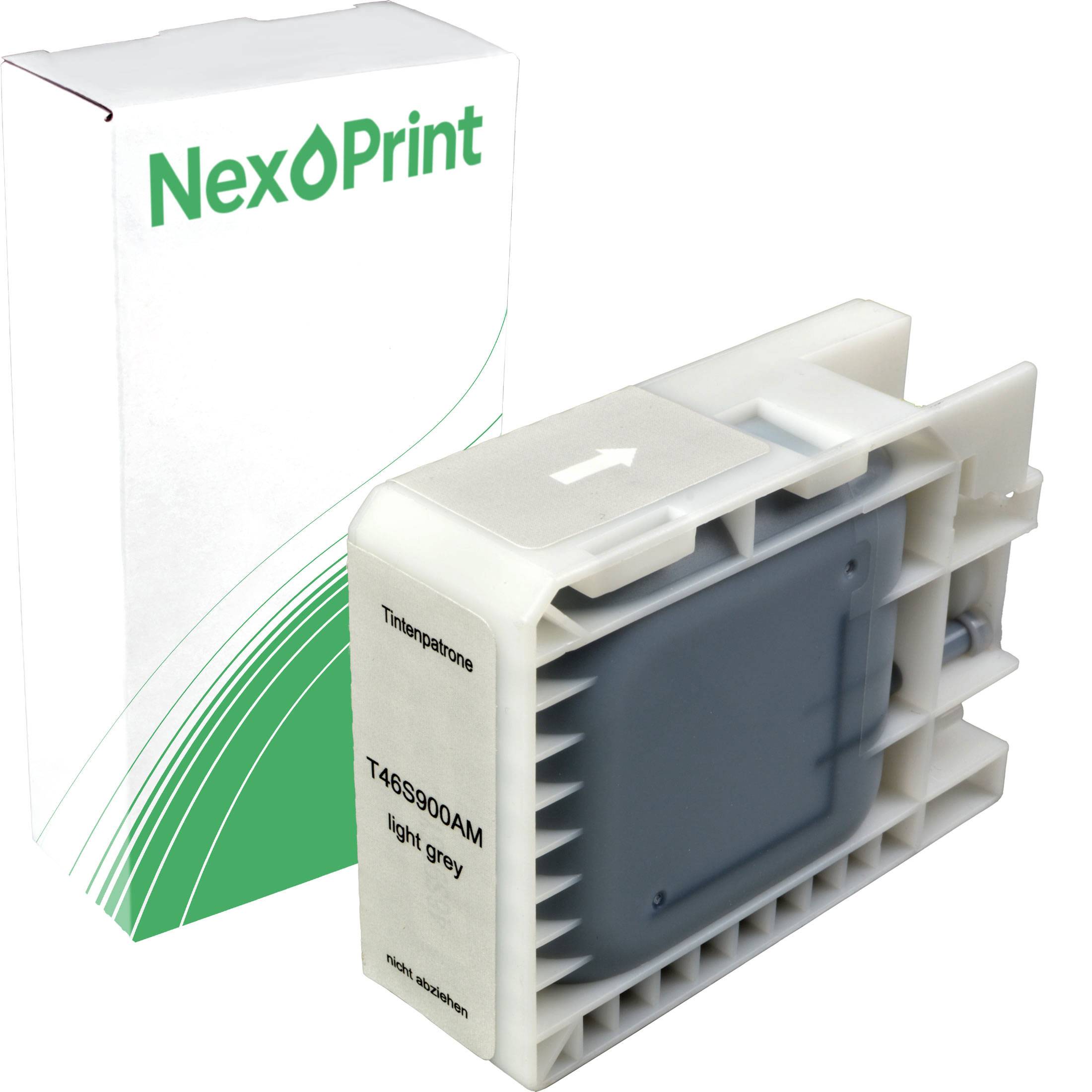 Eine gelbe Tintenpatrone mit der Bezeichnung 