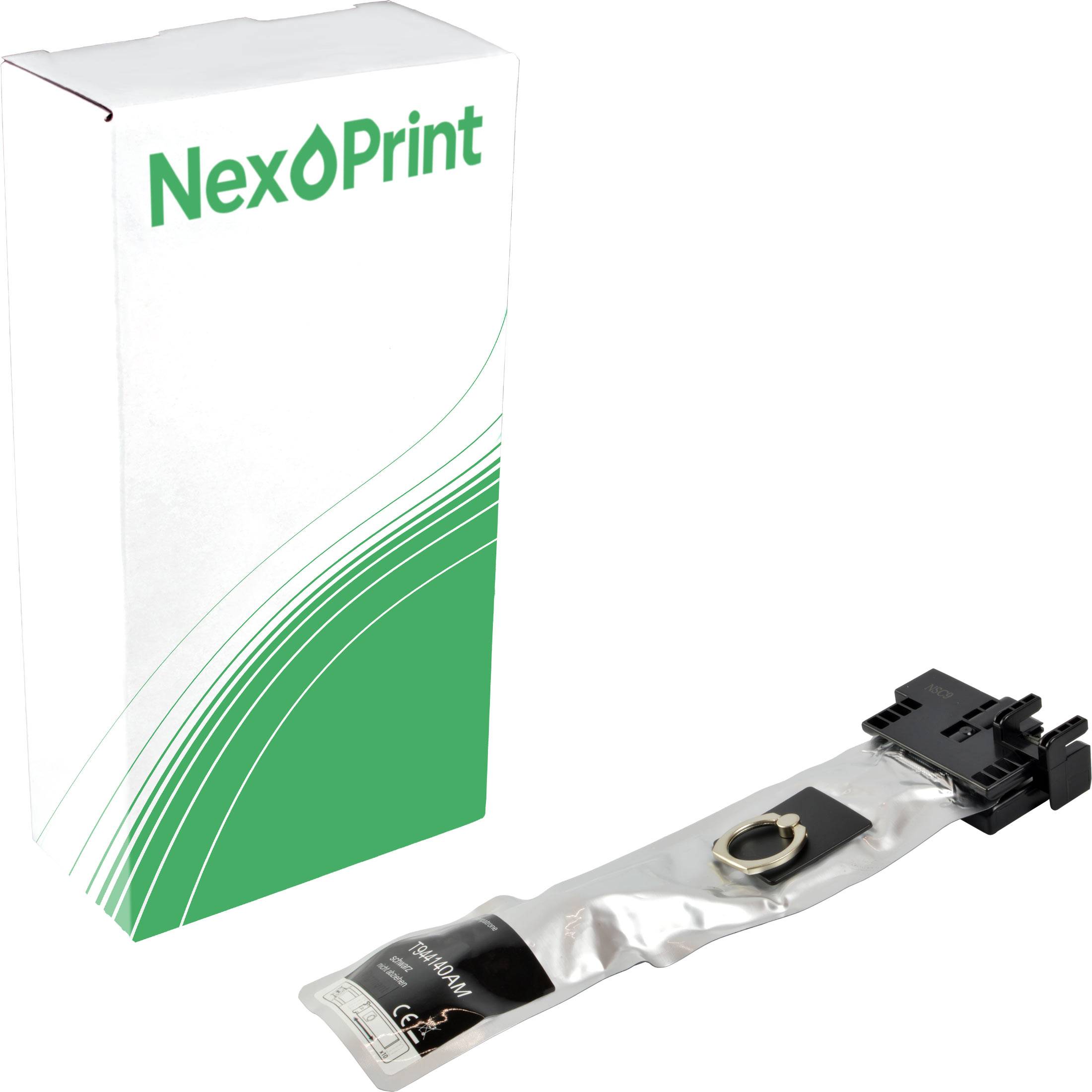 Eine Druckerpatrone liegt neben ihrer Schachtel mit der Aufschrift 