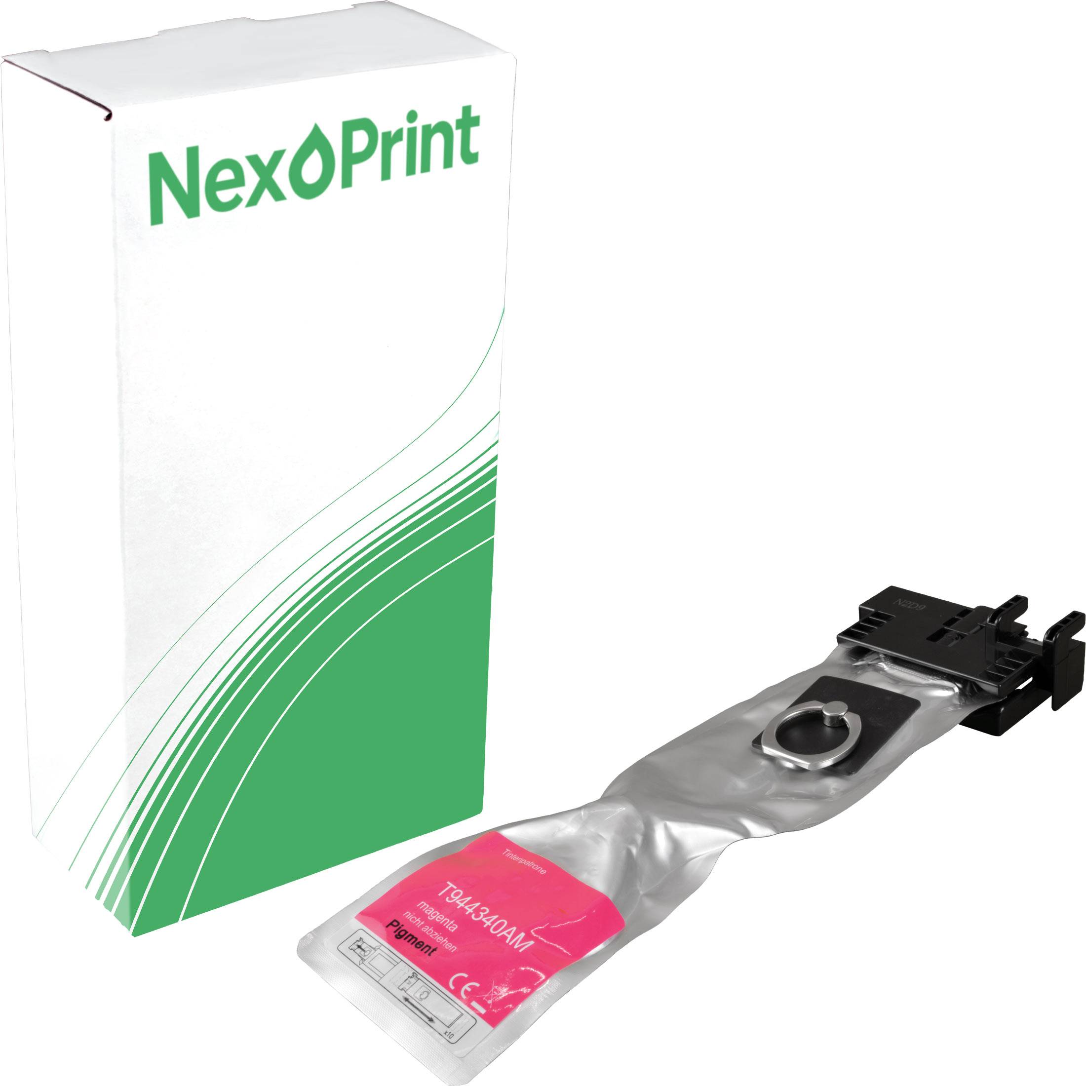 Druckerpatrone neben einer Schachtel mit der Aufschrift 