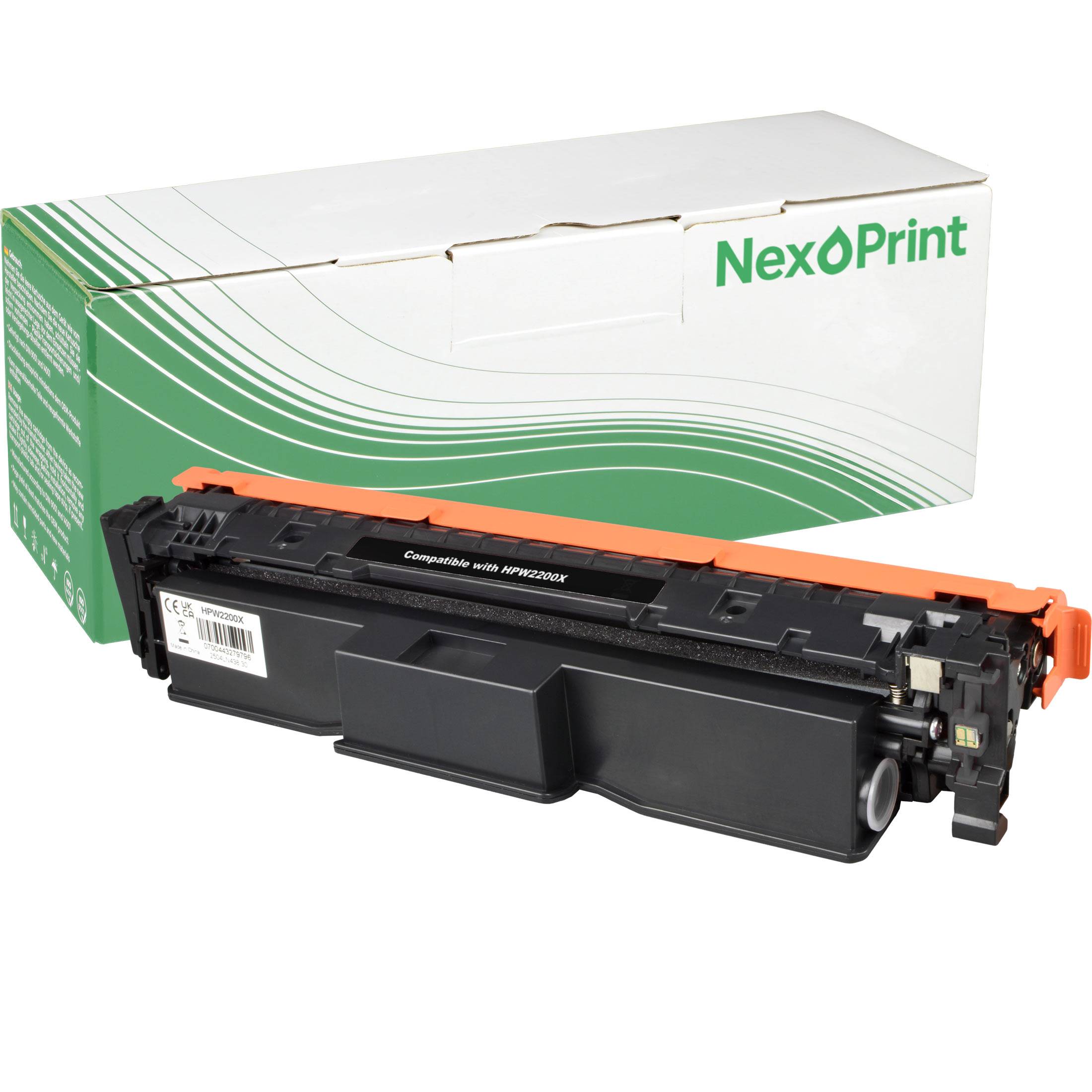 NexPrint' Tonerkartusche mit Verpackungskarton; schwarzer Toner, kompatibel mit HP-Modellen.