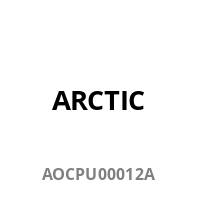 ARCTIC' in fett schwarzem Text zentriert auf weißem Hintergrund, mit 'AOCPU00012A' in grauem Text darunter.