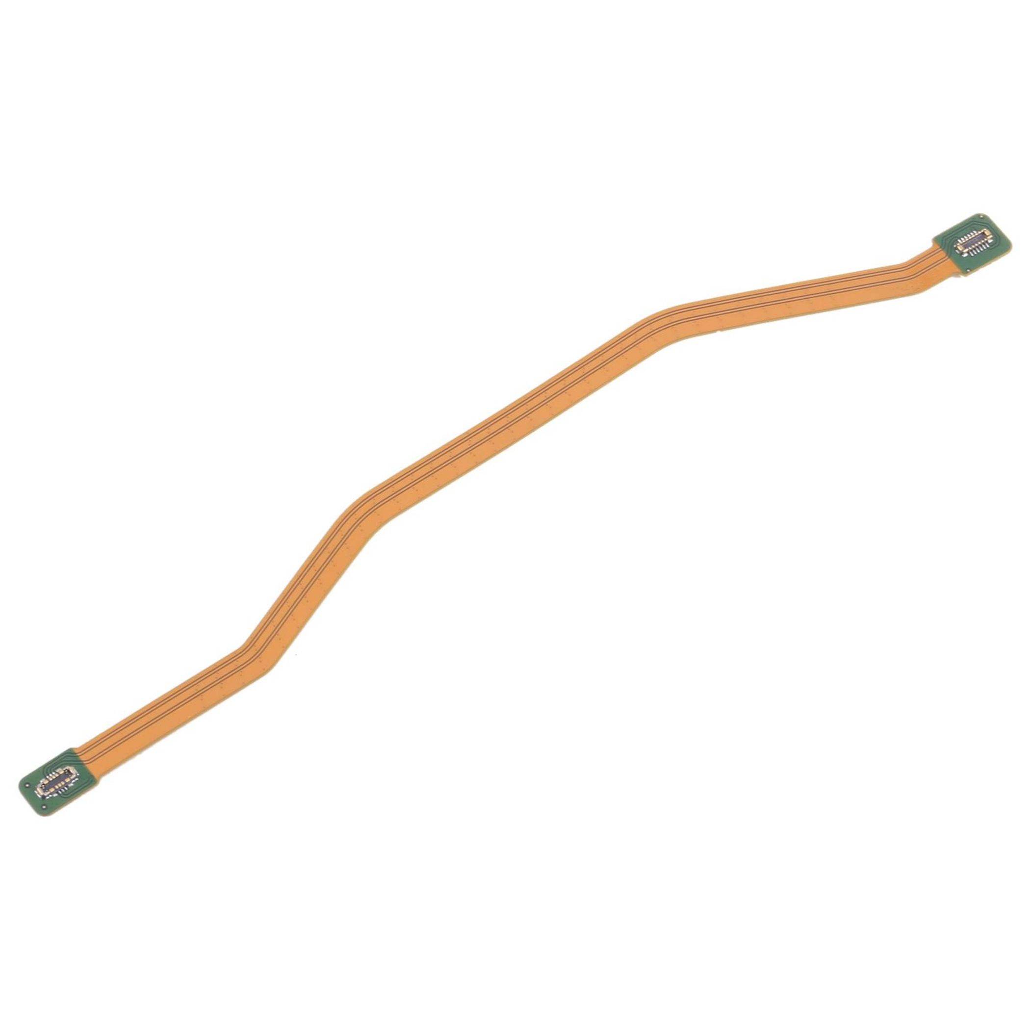 Ein Flexkabel mit Anschlüssen an beiden Enden, wahrscheinlich für interne Verbindungen in elektronischen Geräten verwendet.