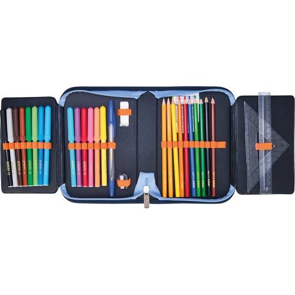 Schüleretui 31-teilig Polyester BxHxT 205x38x140mm TechMech